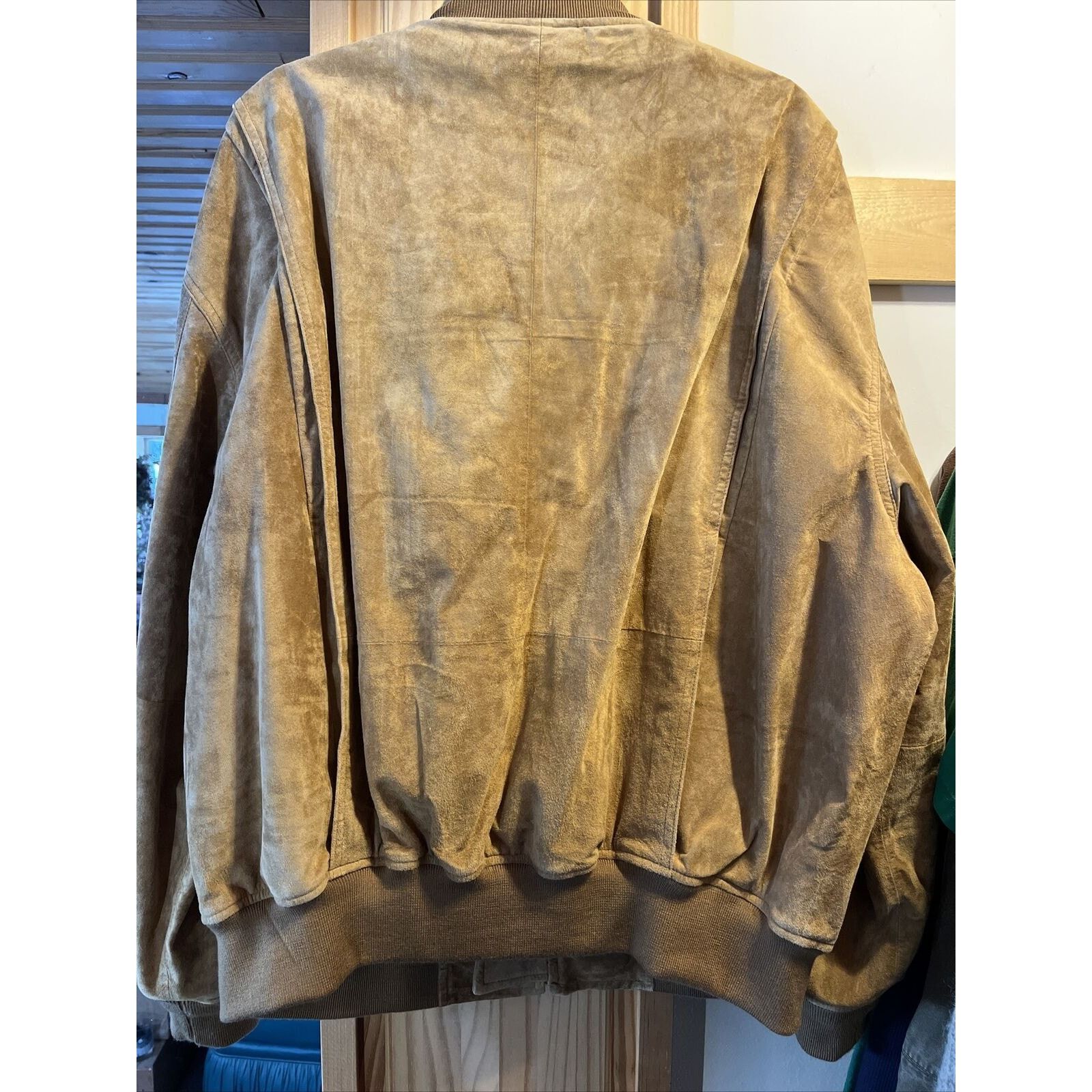 Other Landing Leather Men’s XXL Brown Suede Leather Bomber Jacket Size US XXL / EU 58 / 5 - 11 Thumbnail