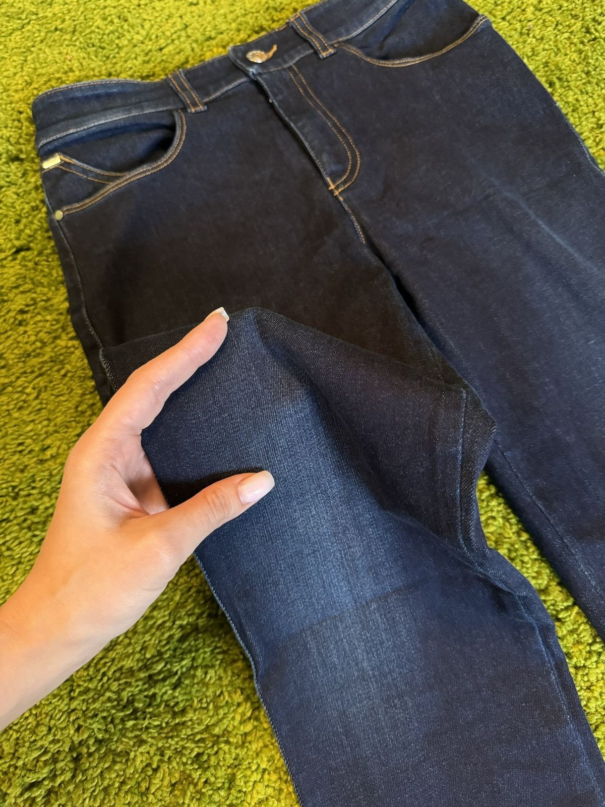 Armani × Designer × Giorgio Armani Armani skinny tall fit jeans denim Size 27" / US 4 / IT 40 - 4 Thumbnail