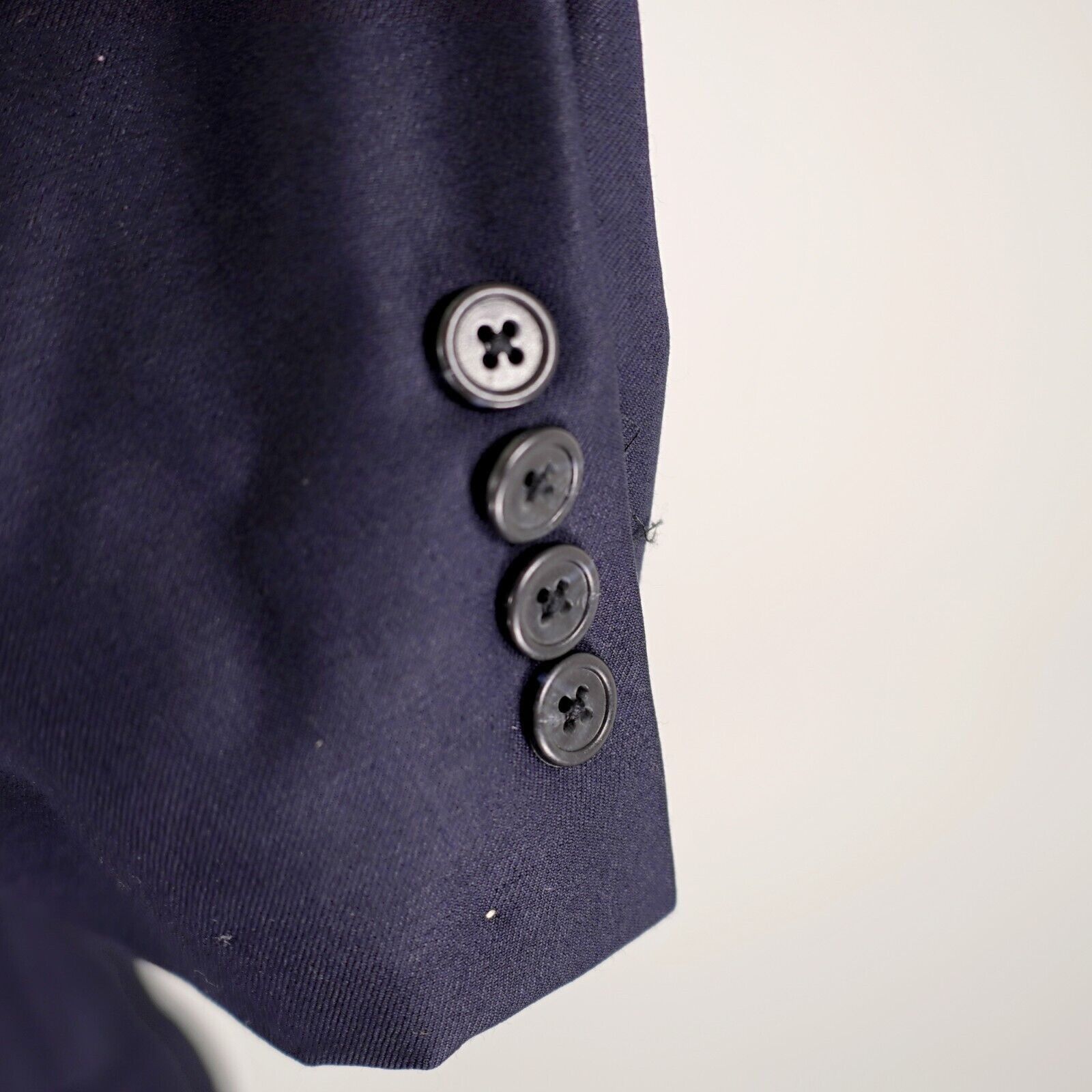 Hart Schaffner Marx Hart Schaffner Marx Wool Blue 2 Button Blazer 44R Made In US Size 44R - 3 Thumbnail
