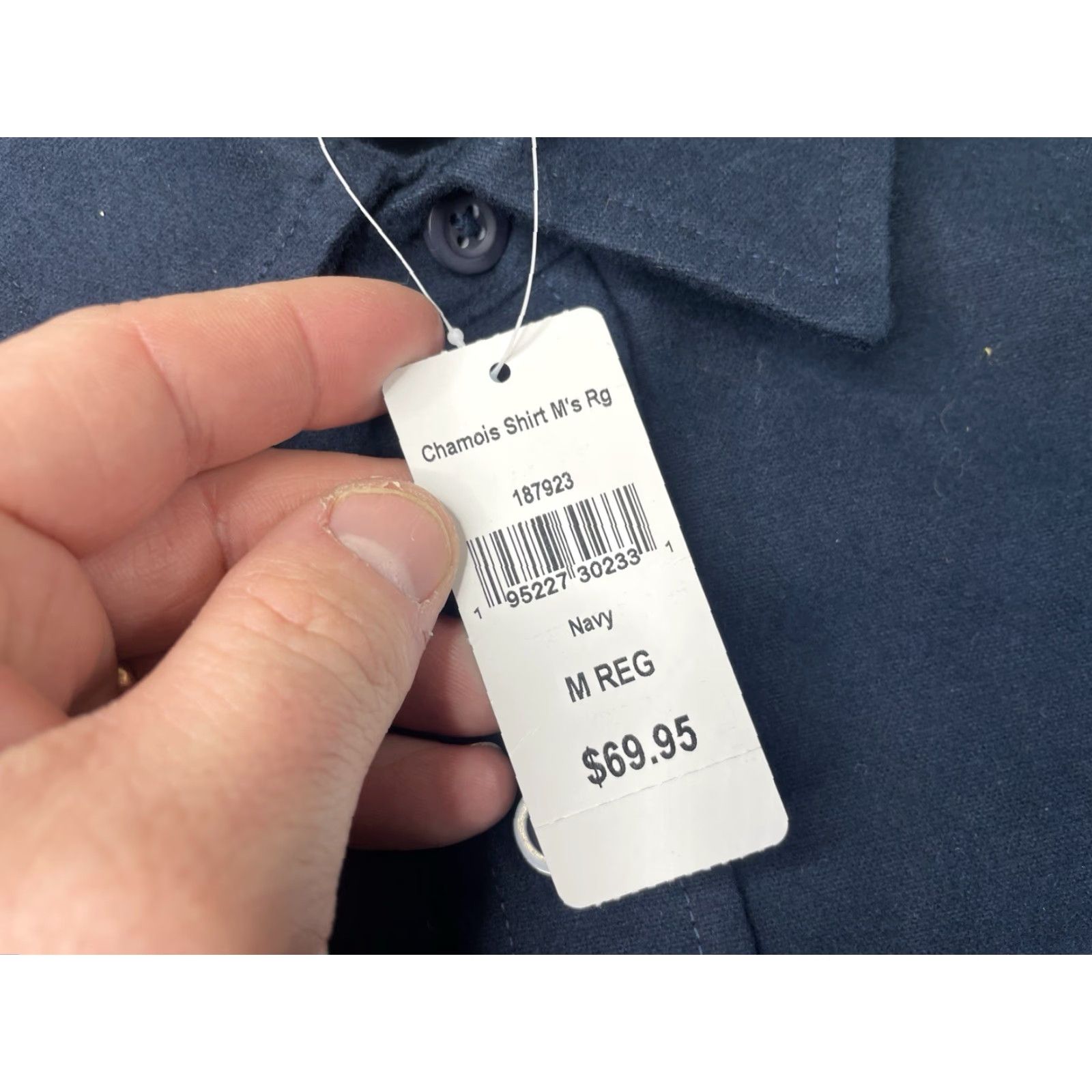 Vintage NEW LL Bean Men’s Chamois Button Up Shirt Flannel Blue Medium Traditional Fit Size US M / EU 48-50 / 2 - 3 Thumbnail