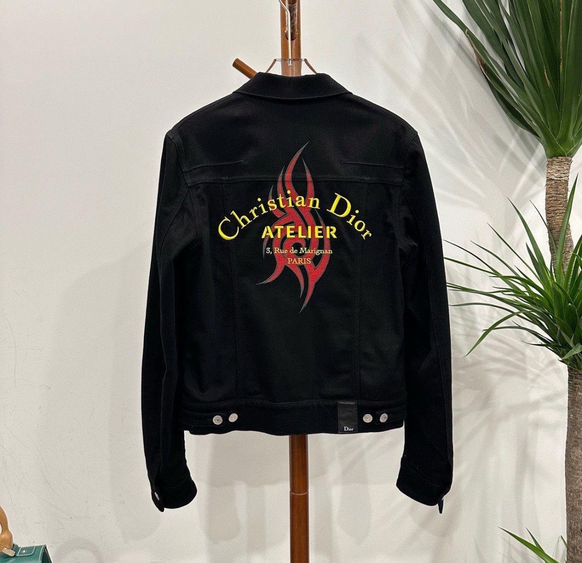 Dior flame logo denim jacket 2501-Nextarrow Size US S / EU 44-46 / 1 - 1 Thumbnail