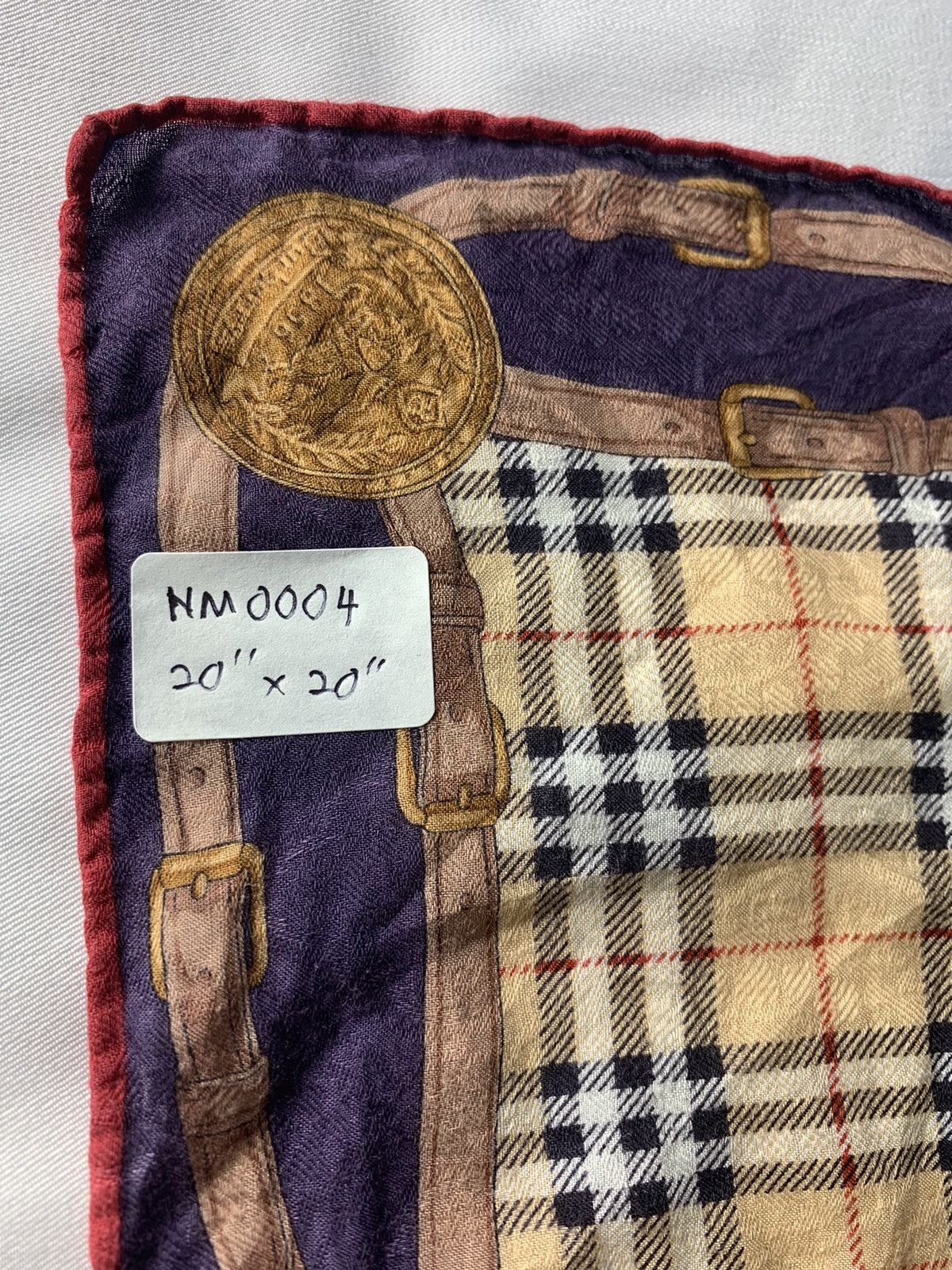 Burberry Vintage Burberry Handkerchief / Neckerchief / Bandana Size ONE SIZE - 7 Thumbnail