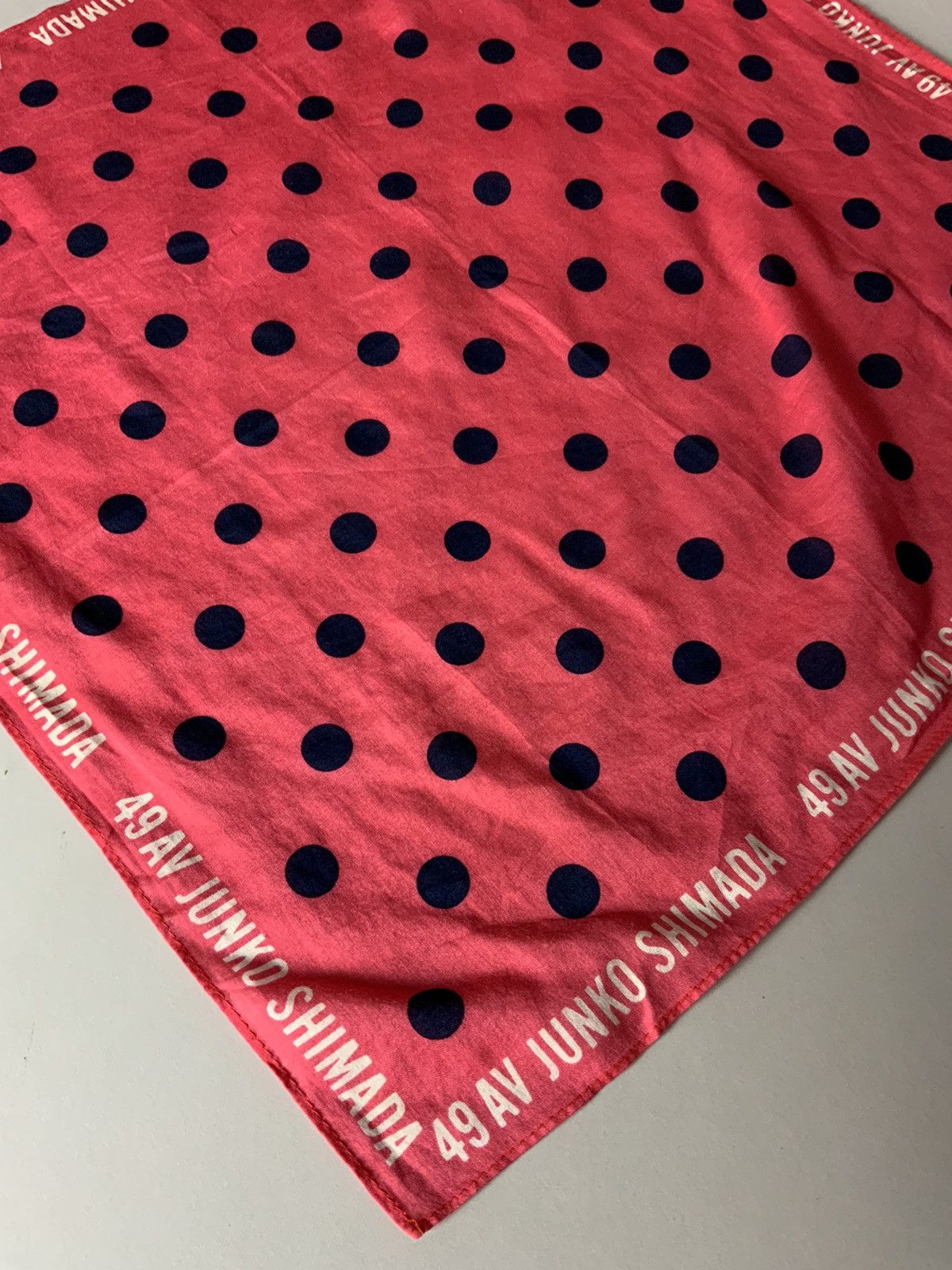 Japanese Brand 49 AV Junko Shimada Polkadot Bandana Size ONE SIZE - 7 Thumbnail