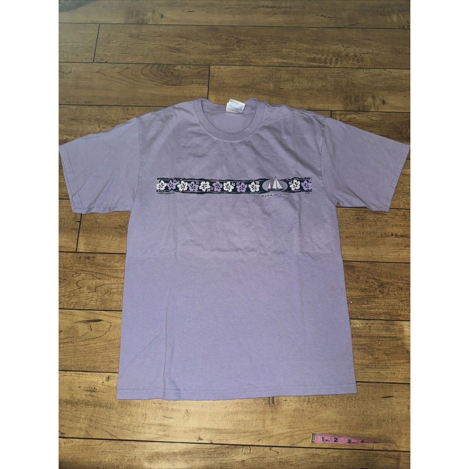 Vintage Vintage Y2K Hawaii T-Shirt Lavender Medium 19x26 Waikiki Size US M / EU 48-50 / 2 - 1 Thumbnail
