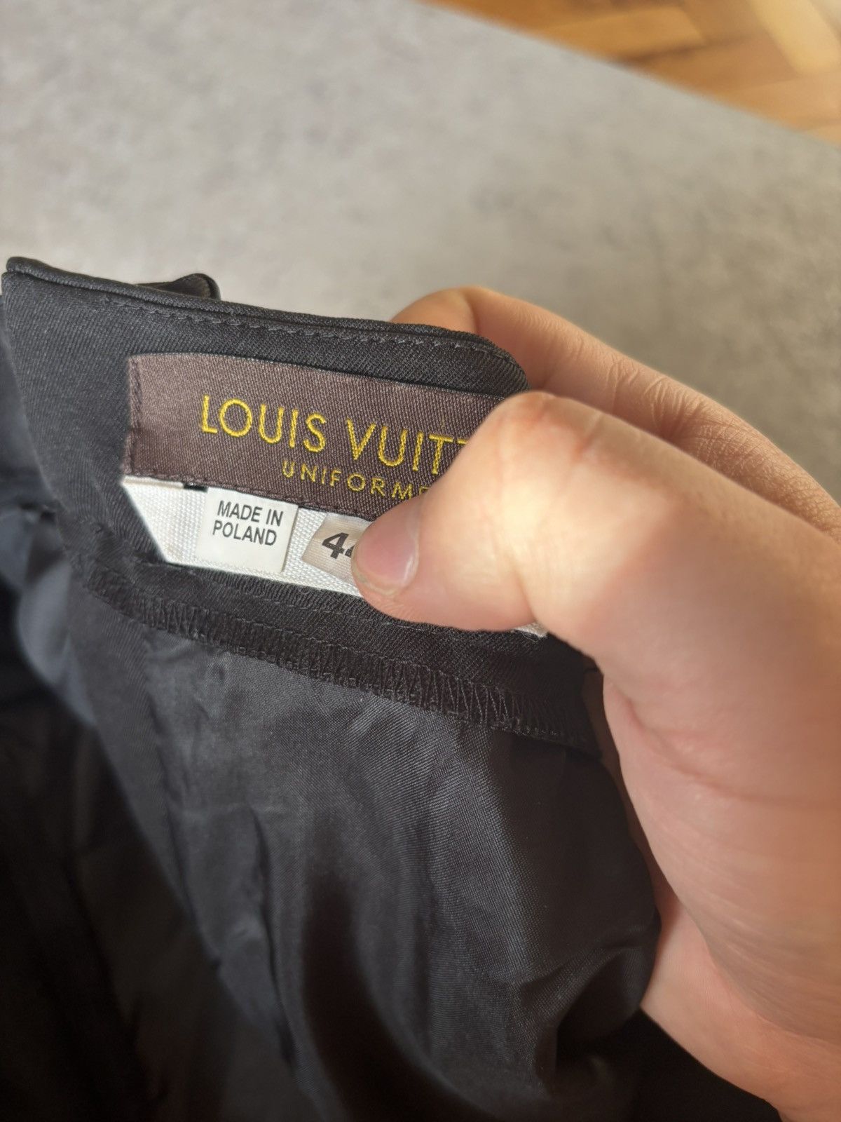 Designer × Louis Vuitton × Vintage VINTAGE LOUIS VUITTON UNIFORMES SKIRT Size 30" / US 8 / IT 44 - 4 Thumbnail