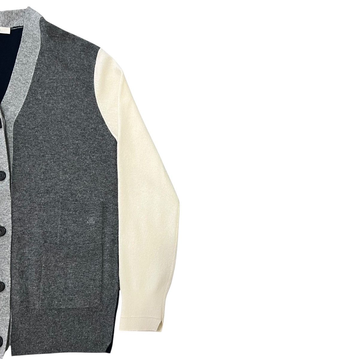 Celine CELINE Phoebe Philo Signature Two-Tone Cardigan Size US XS / EU 42 / 0 - 3 Thumbnail