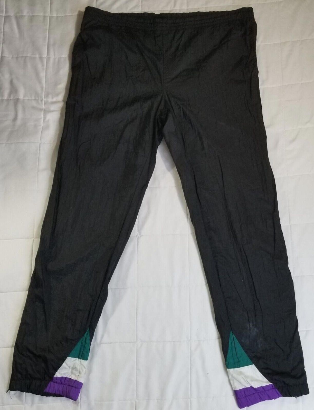 Erima VTG Erima Size 4 Black W/ Color Cuffed 80's Tracksuit Pants Size 27" / US 4 / IT 40 - 1 Thumbnail