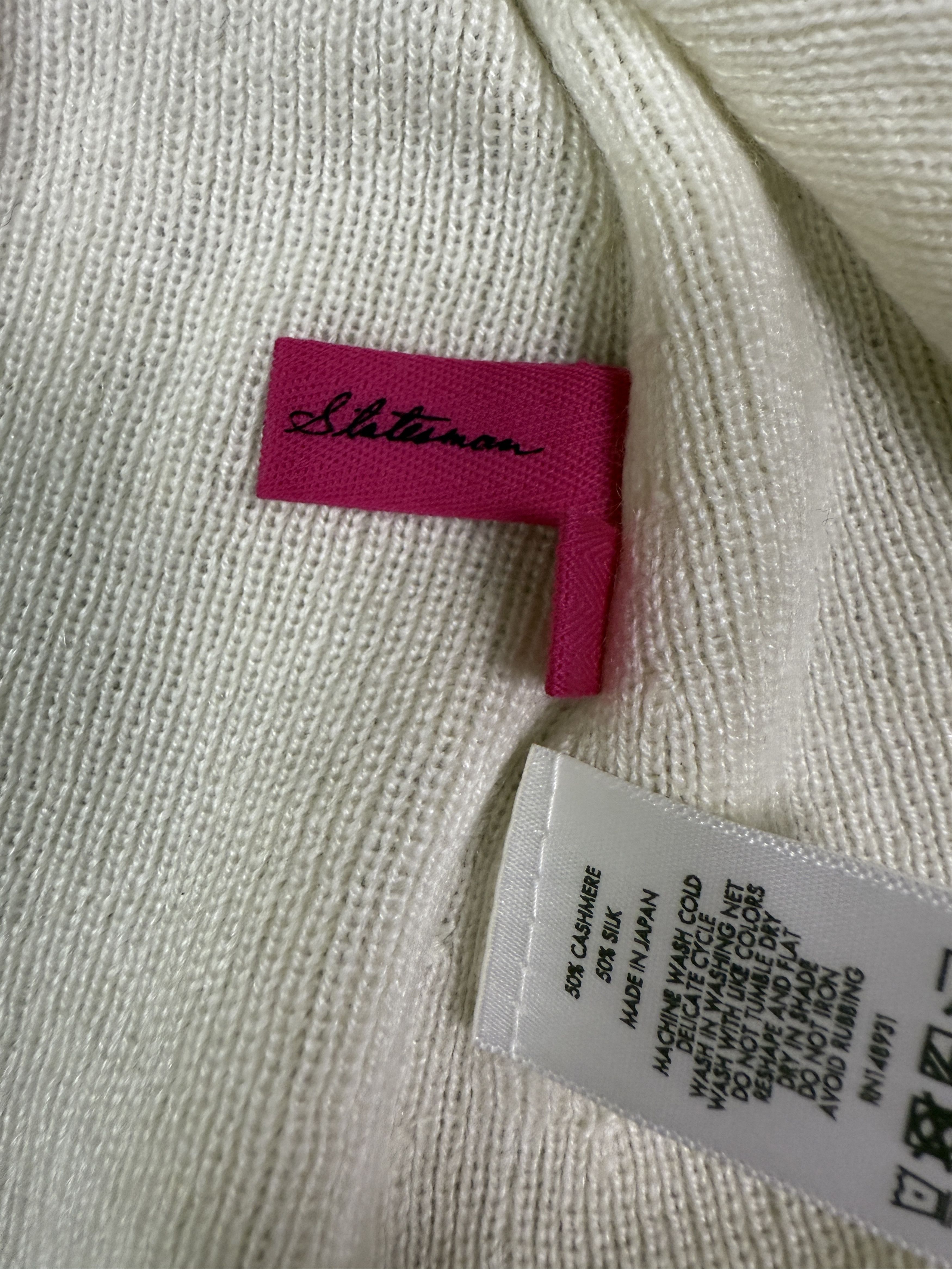 The Elder Statesman $650 The Elder Statesman Delicash White Turtleneck Size M / US 6-8 / IT 42-44 - 10 Thumbnail