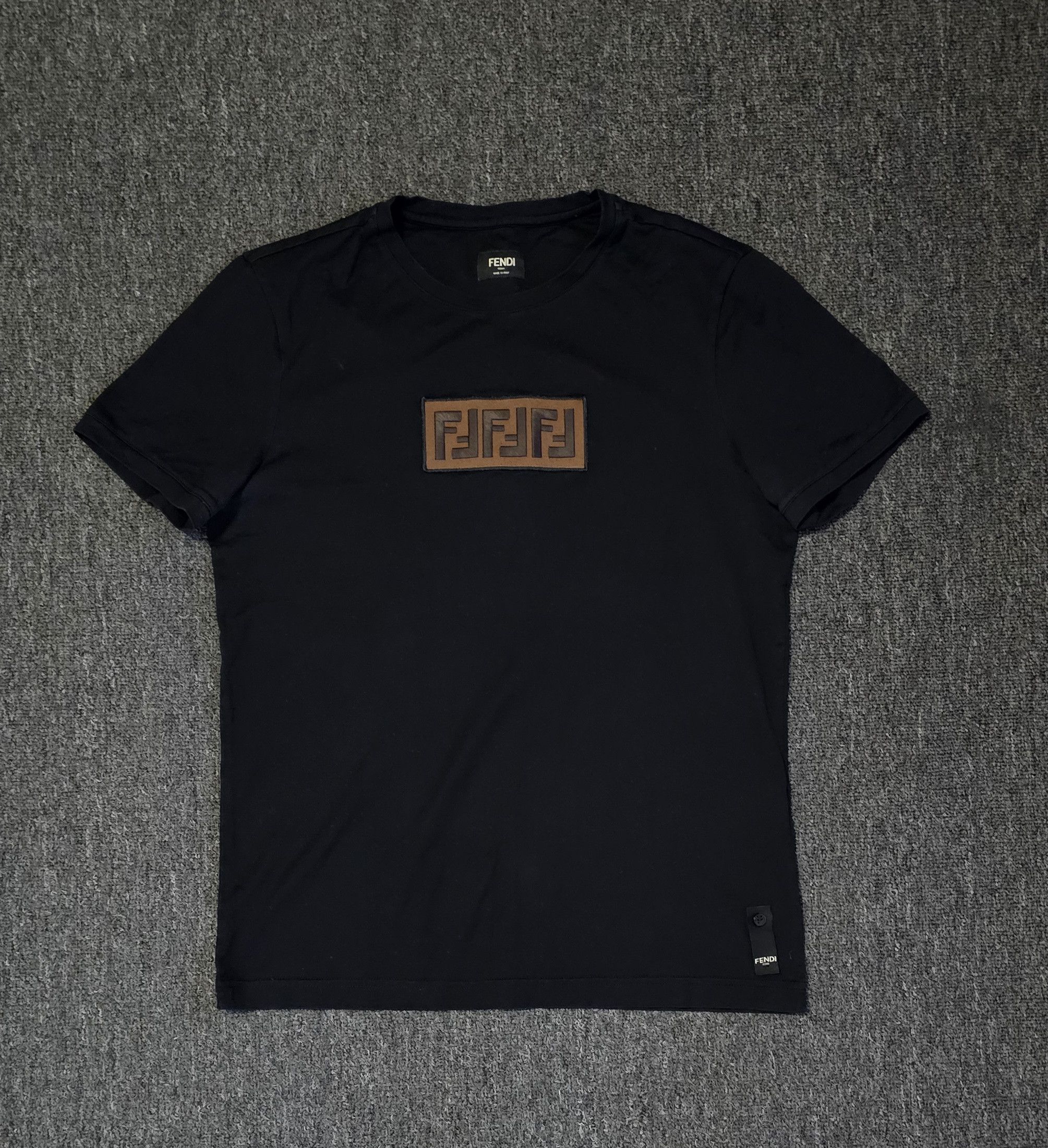 Fendi Fendi black bag bugs zip mouth t-shirt | Grailed