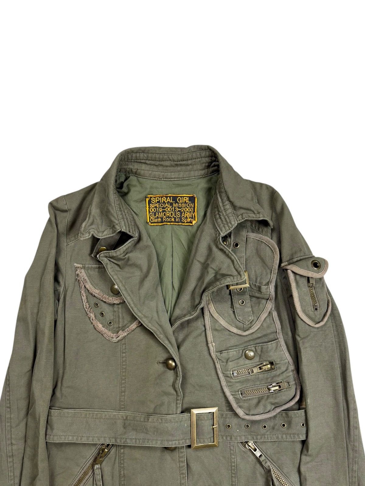 Le Grande Bleu (L.G.B.) 2003 Spiral Girl - Apocalypse Style Army Jacket Size US M / EU 48-50 / 2 - 8 Thumbnail
