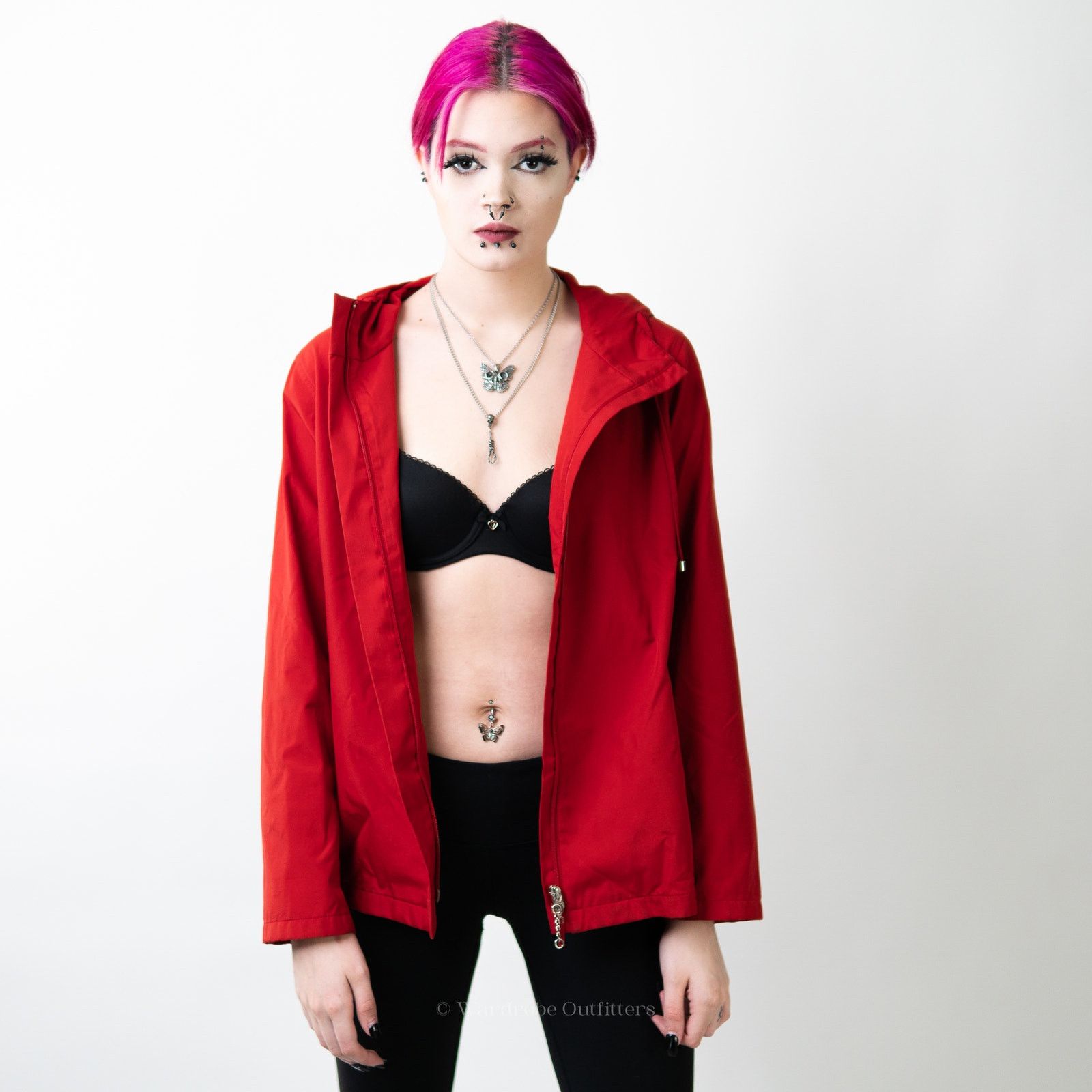 Jones New York Jones New York County Lipstick Red Barn Rain Jacket - S Size S / US 4 / IT 40 - 2 Thumbnail