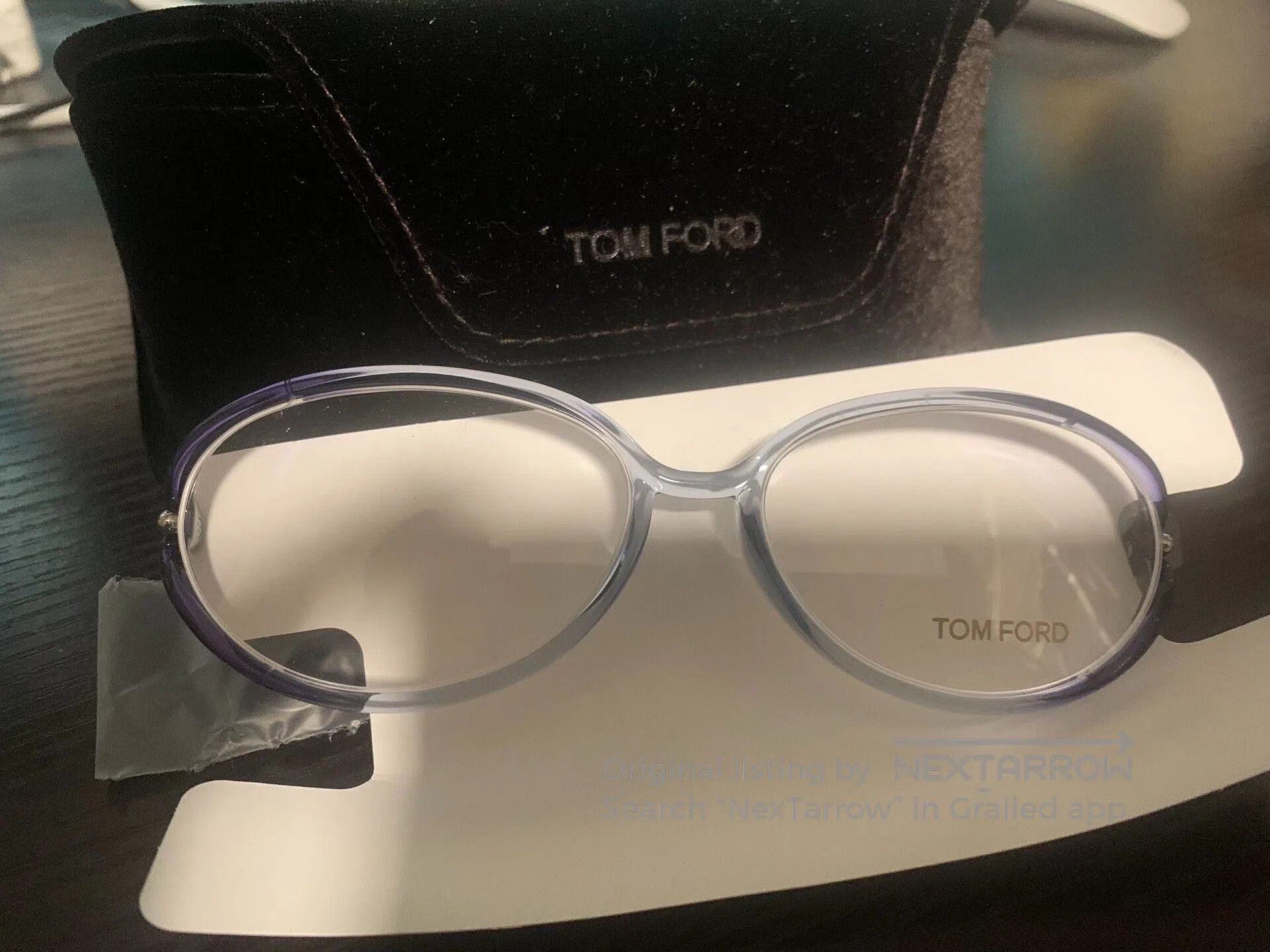 Tom Ford Tom Ford Gradient Blue Eyeglass Frames. Size ONE SIZE - 2 Thumbnail