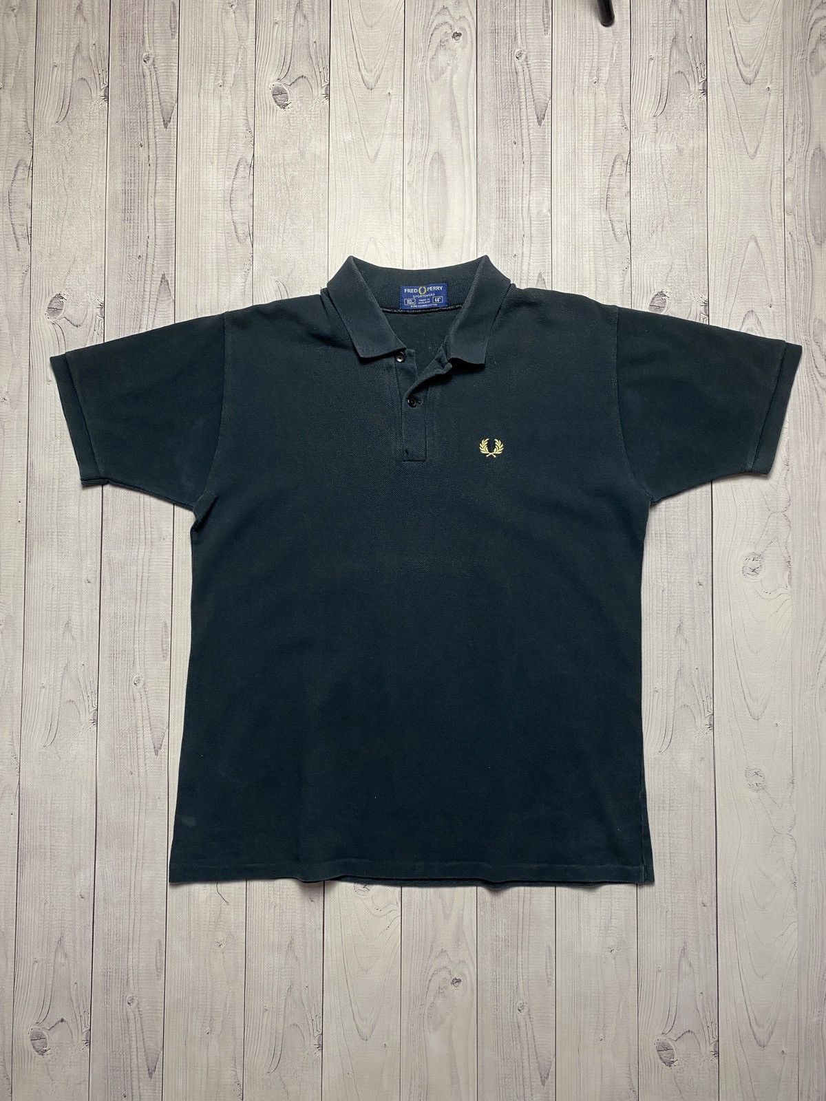 Fred Perry Vintage Fred Perry polo 80s navy distressed Size US XL / EU 56 / 4 - 7 Thumbnail