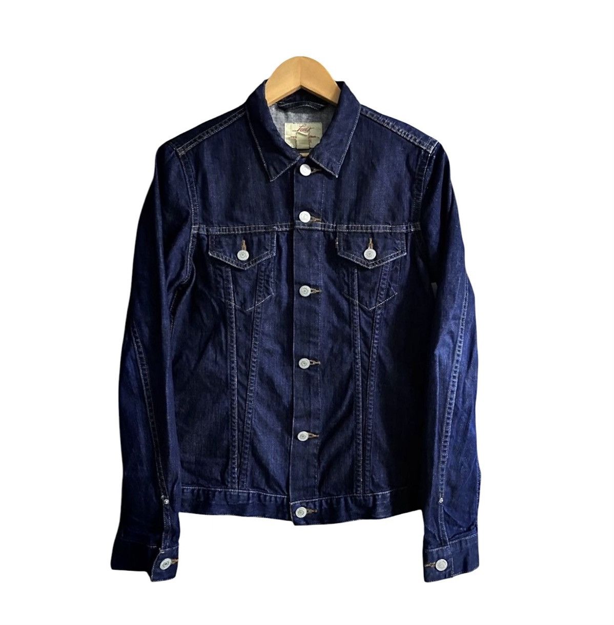 Levi's Women’s Levi’s Navy Denim Vintage Jacket Streetwear Size L / US 10 / IT 46 - 1 Thumbnail