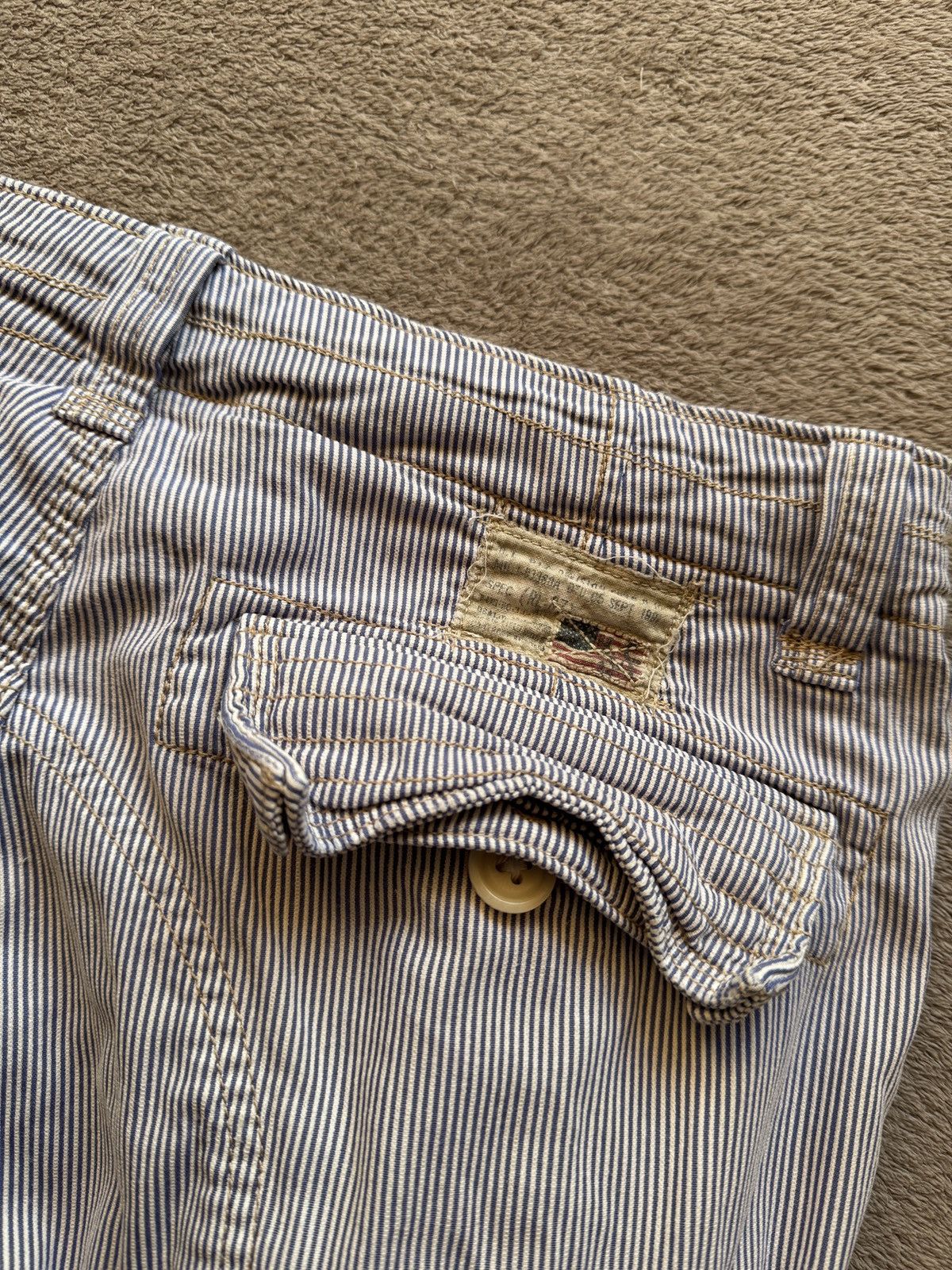 Denim & Supply Ralph Lauren × Polo Ralph Lauren × Vintage Vintage Polo Jeans Co Baggy Fit Cargo Shorts 90s Y2K Size US 30 / EU 46 - 6 Thumbnail