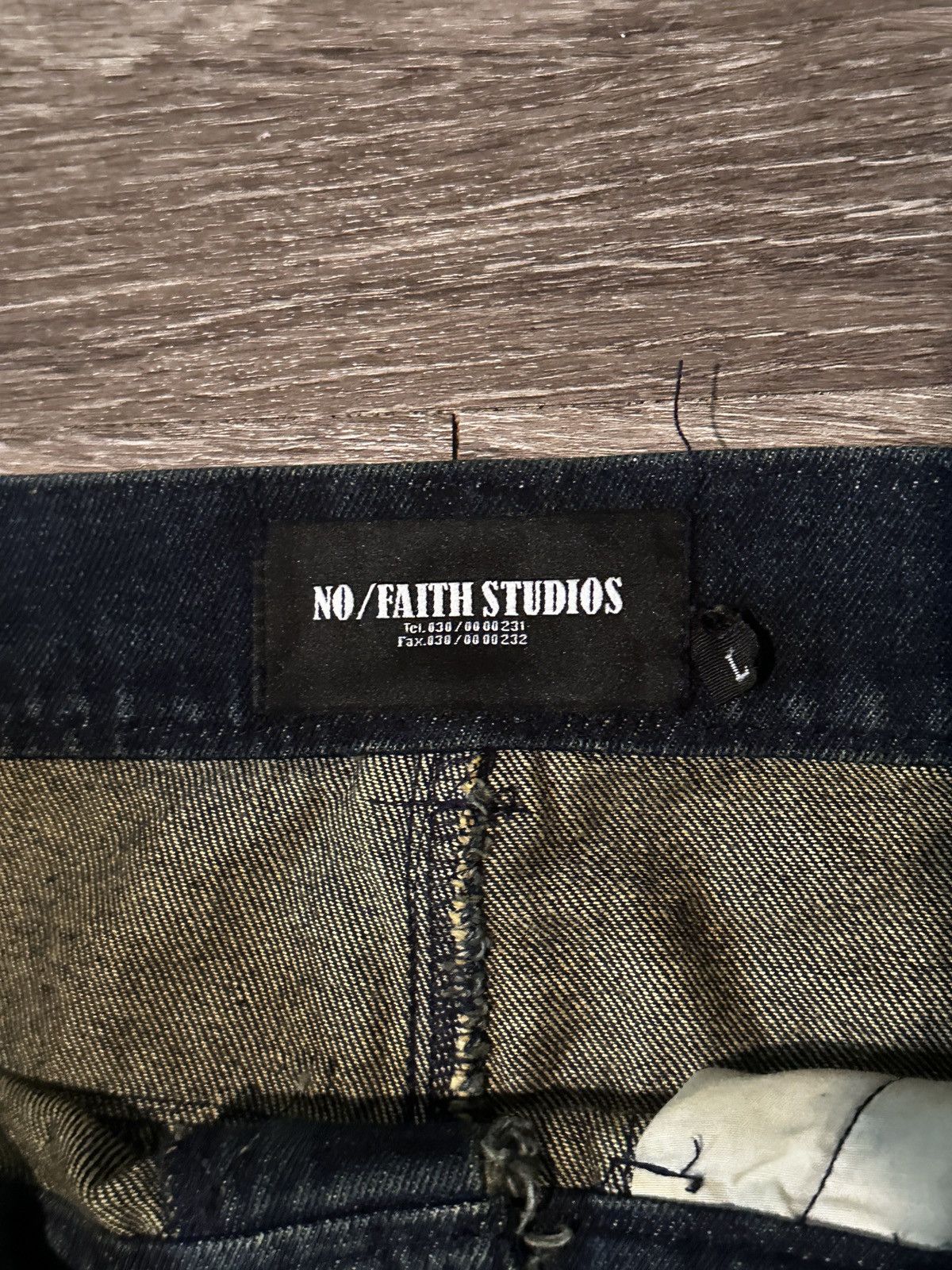 Vintage NFS Jeans Size US 34 / EU 50 - 6 Thumbnail