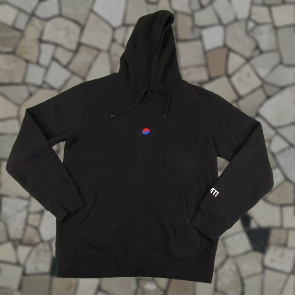 Vintage ANTI Brand Hoodie Mens Small Black Pullover Sweatshirt Korean Flag Korea Size US S / EU 44-46 / 1 - 1 Thumbnail