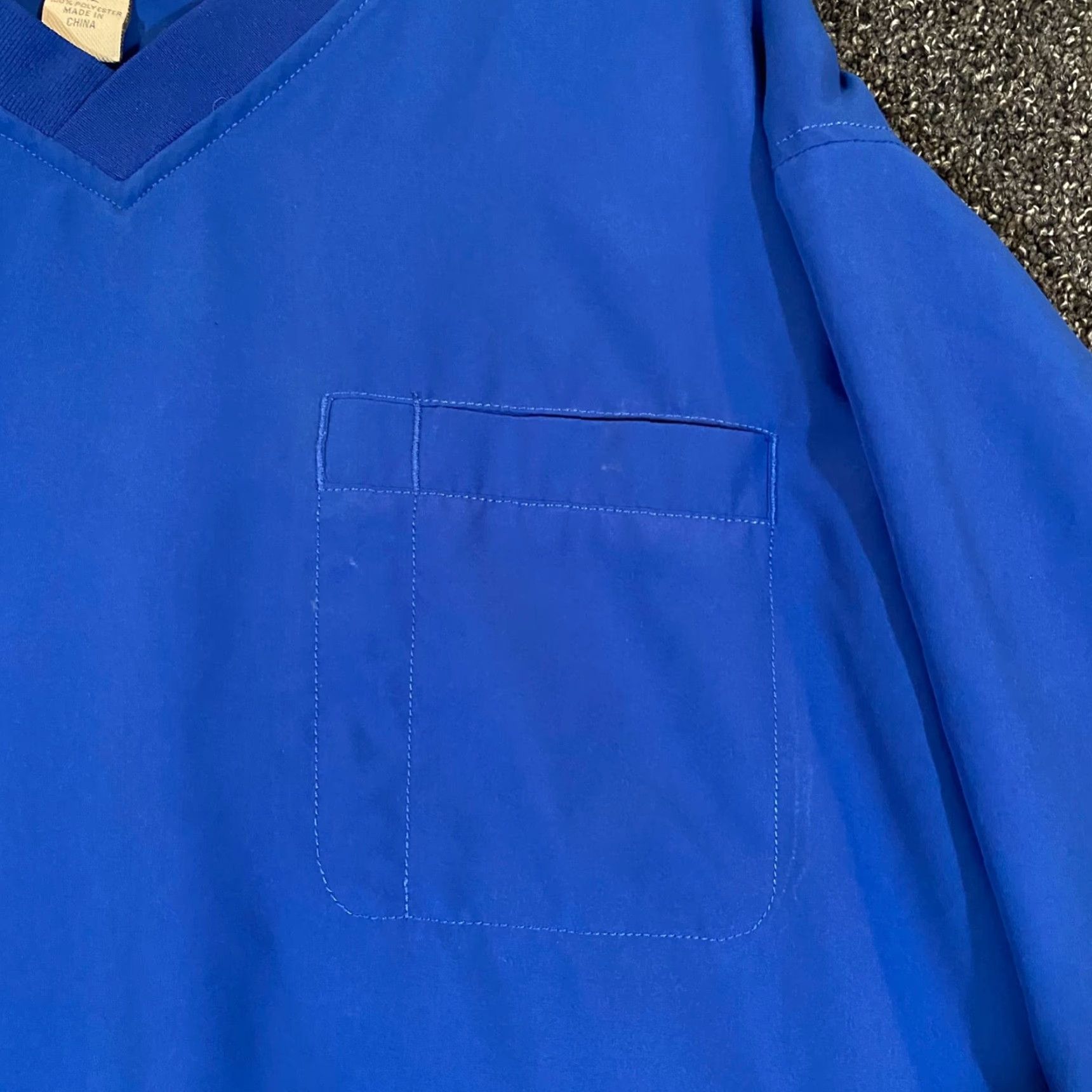 CO Duluth Trading Co Pullover Mens XL Blue V-Neck Pockets Lightweight Long Sleeve Size US XL / EU 56 / 4 - 3 Thumbnail