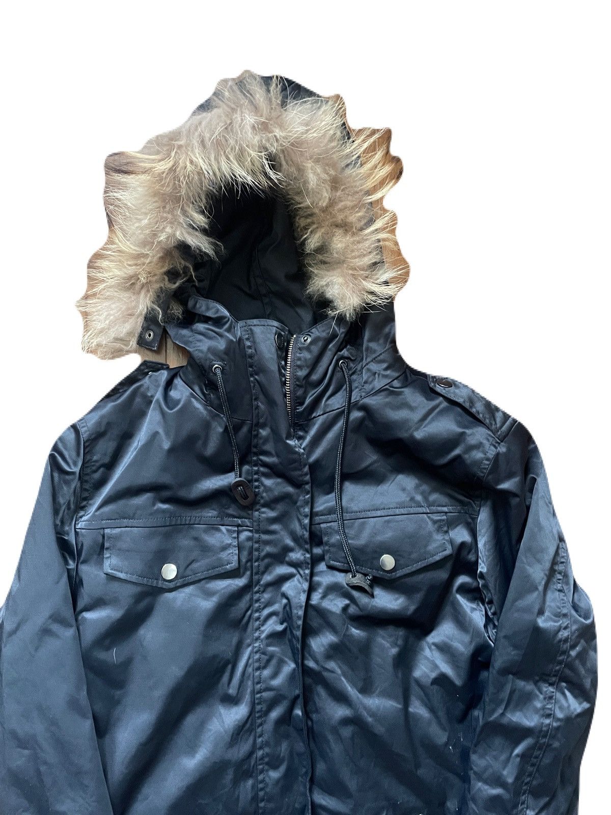 If Six Was Nine 2000s Japanese archive vkei fur military parka Size US M / EU 48-50 / 2 - 4 Thumbnail