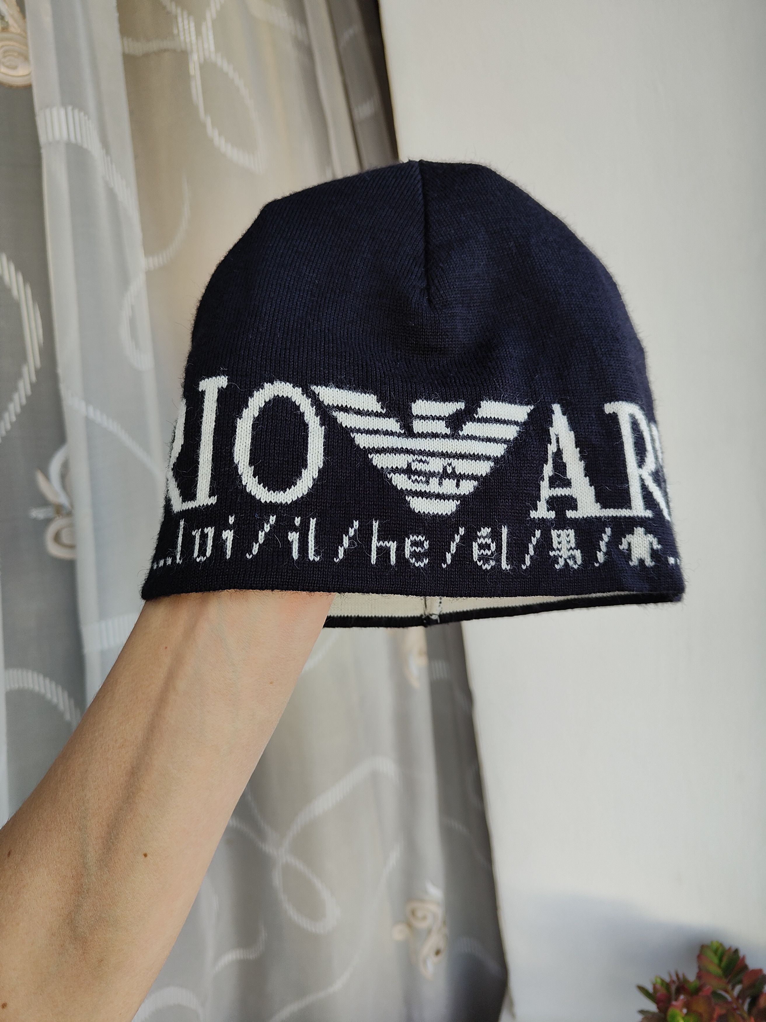 Armani Giorgio Armani Vintage Hat EA7 Emporio Armani Hat Size ONE SIZE - 6 Thumbnail