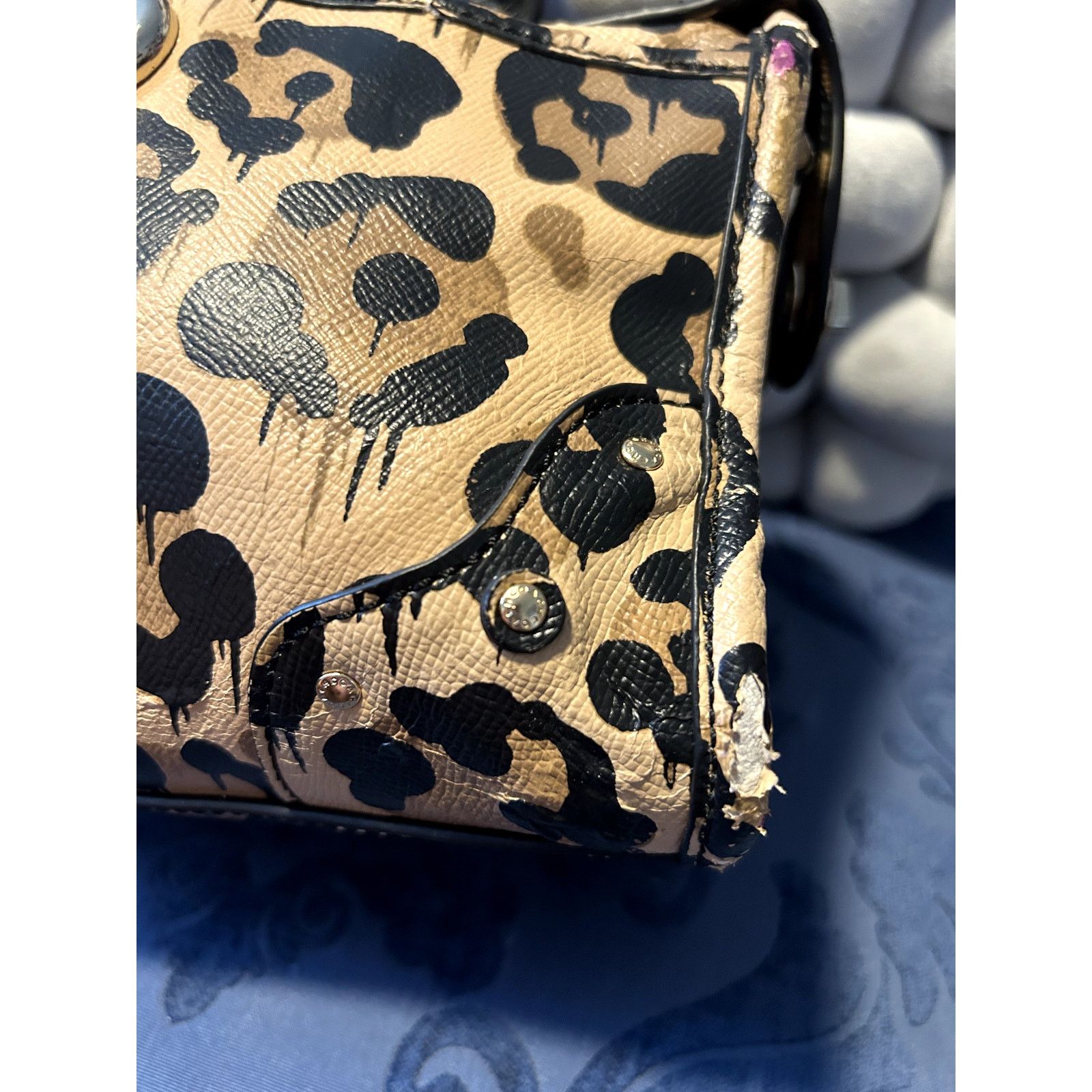 Coach Coach Leopard Print Bowling Bag Size ONE SIZE - 4 Thumbnail