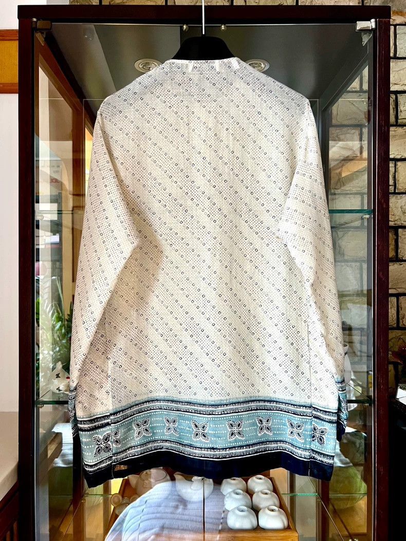 Saint Laurent Paris Saint Laurent Paris Henry collar butterfly silk shirt-2506 Size US XS / EU 42 / 0 - 5 Thumbnail
