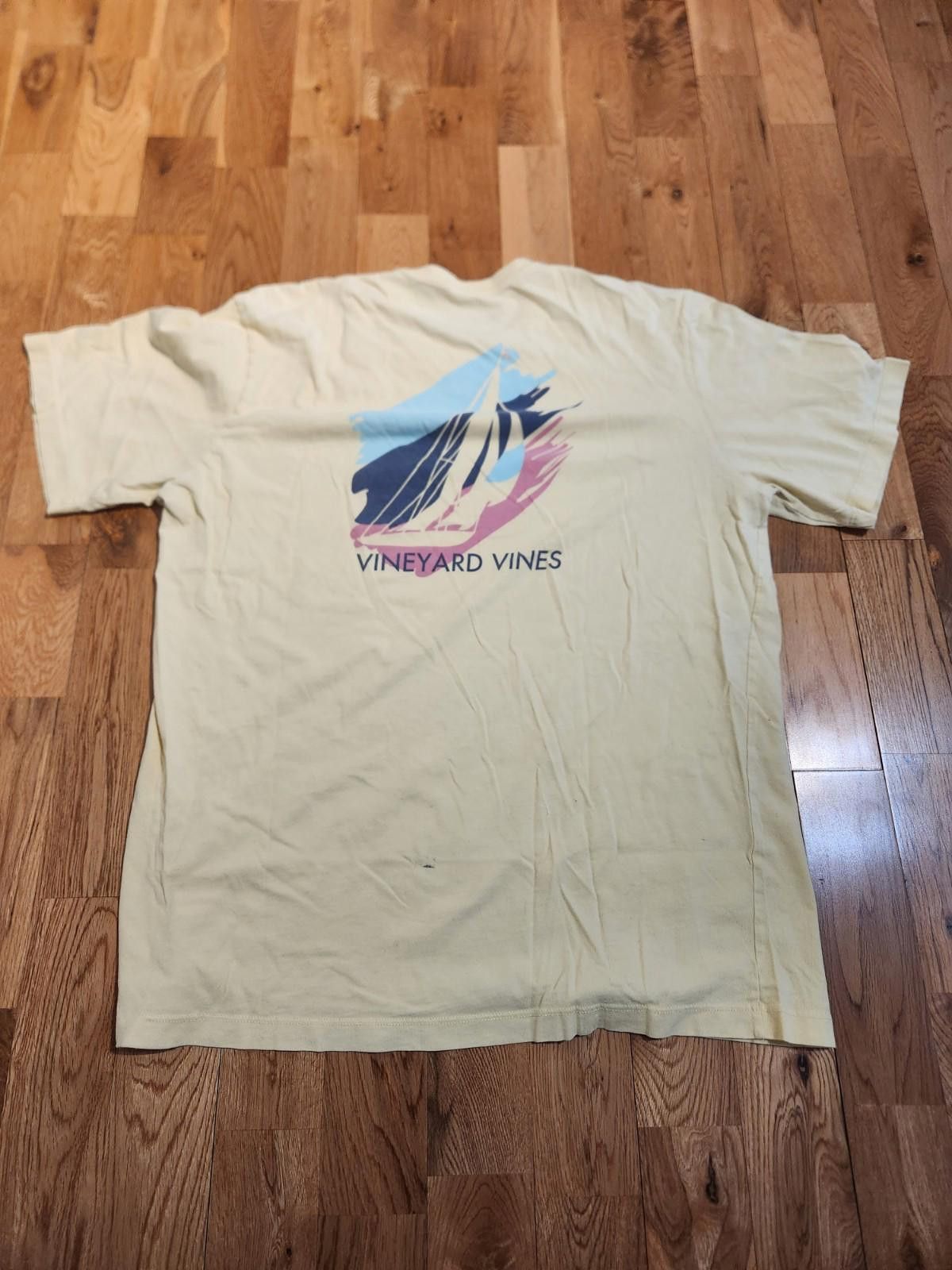 Vineyard Vines Vineyard Vines Graphic Short Sleeve Shirt Yellow Men's L Size US L / EU 52-54 / 3 - 4 Thumbnail