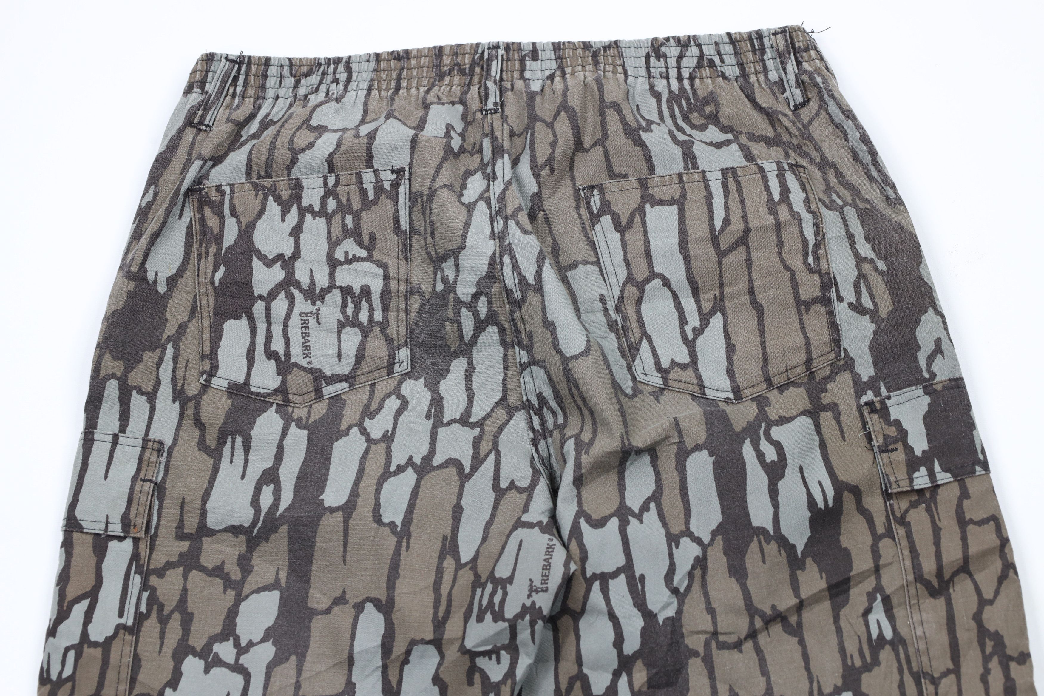 Vintage Vintage 80s Trebark Camouflage Wide Leg Cargo Pants USA Size US 36 / EU 52 - 12 Thumbnail
