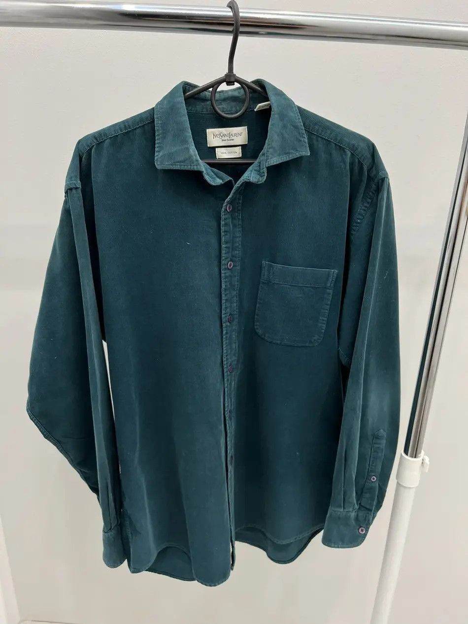トップス 80s yves saint laurent shirts archive 1980s Yves Saint Laurent White Button Down Long Sleeve