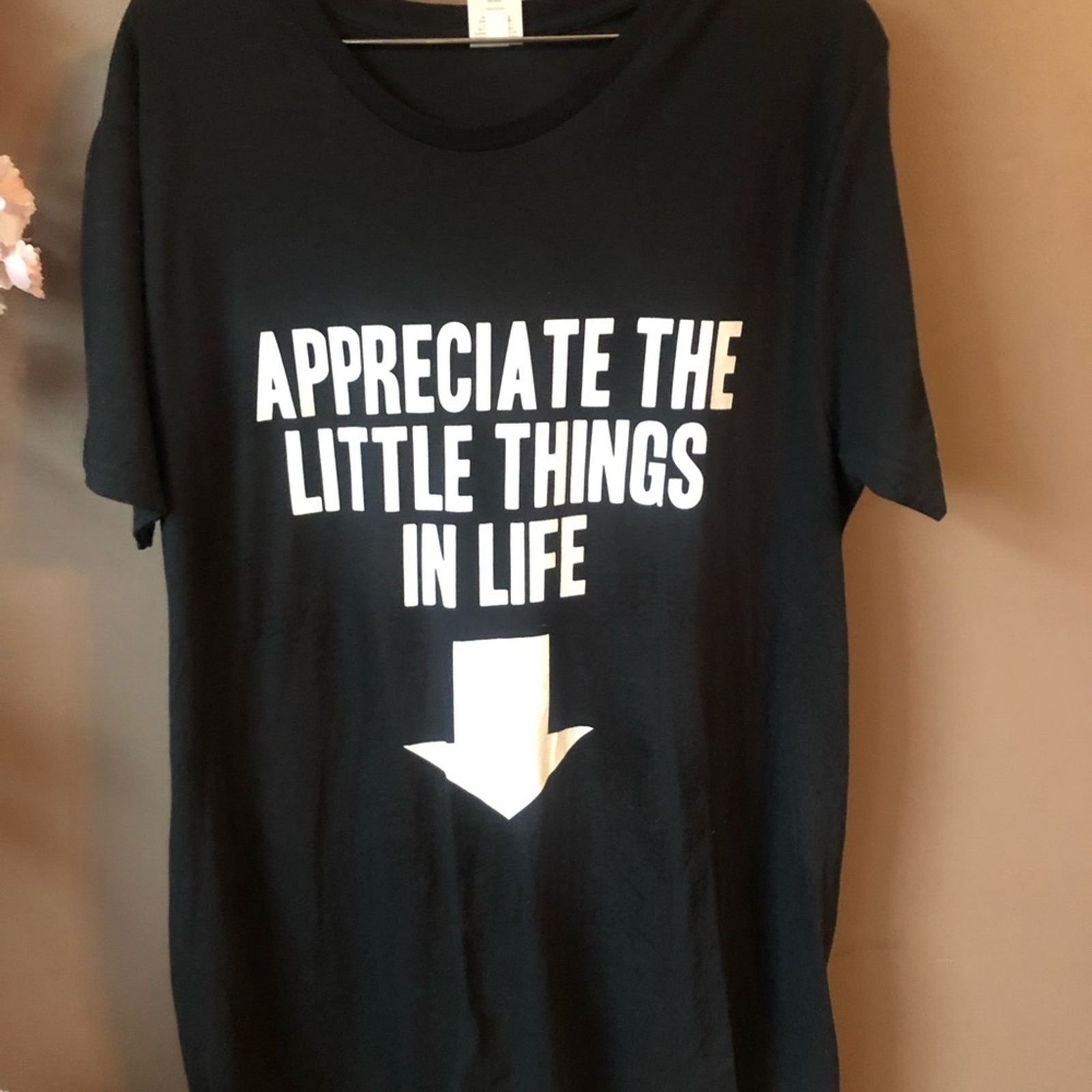 NBDN Nobrandedon Funny graphic T-Shirt. “Appreciate the small things” Size US L / EU 52-54 / 3 - 3 Thumbnail