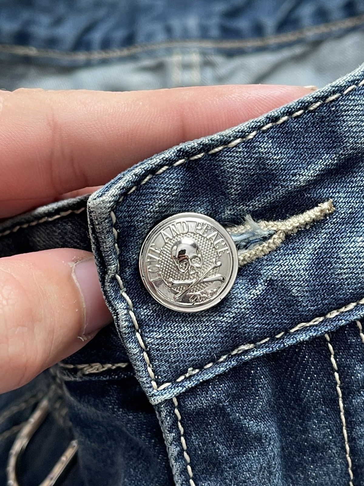 Roen Roen Japan Distressed Denim Jeans Size US 33 - 14 Thumbnail