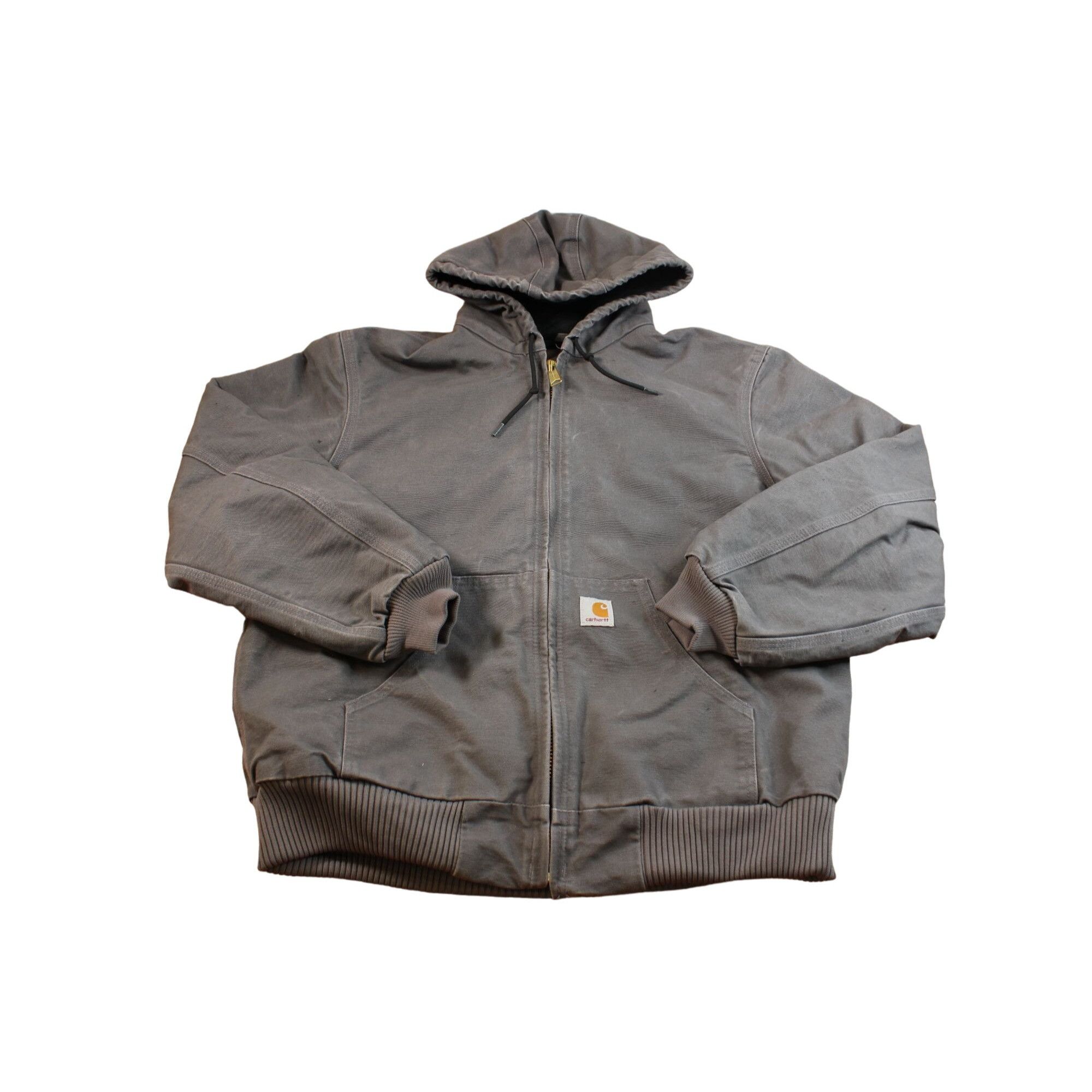 Carhartt Vintage 90's Carhartt J140 Workwear Jacket Grey Size Medium ...