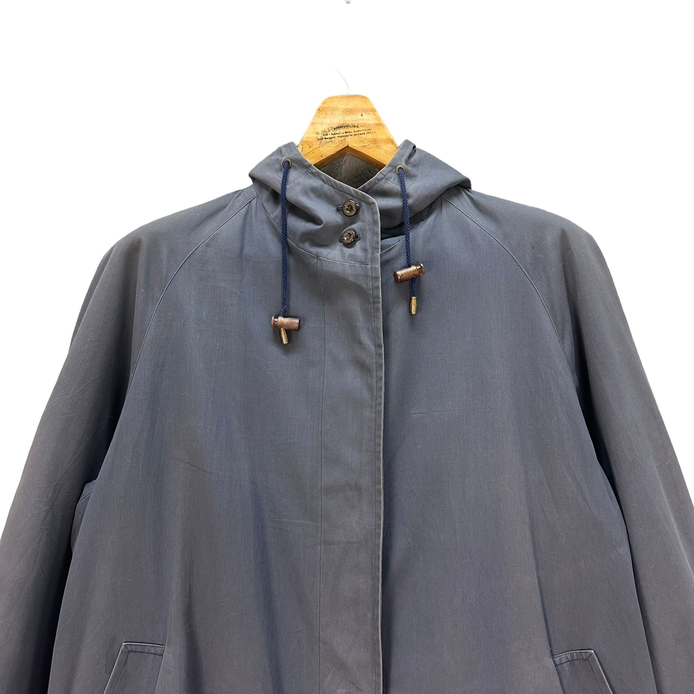 Burberry BURBERRYS HOODED LONG COAT JACKET #8749-024 Size XL / US 12-14 / IT 48-50 - 3 Thumbnail