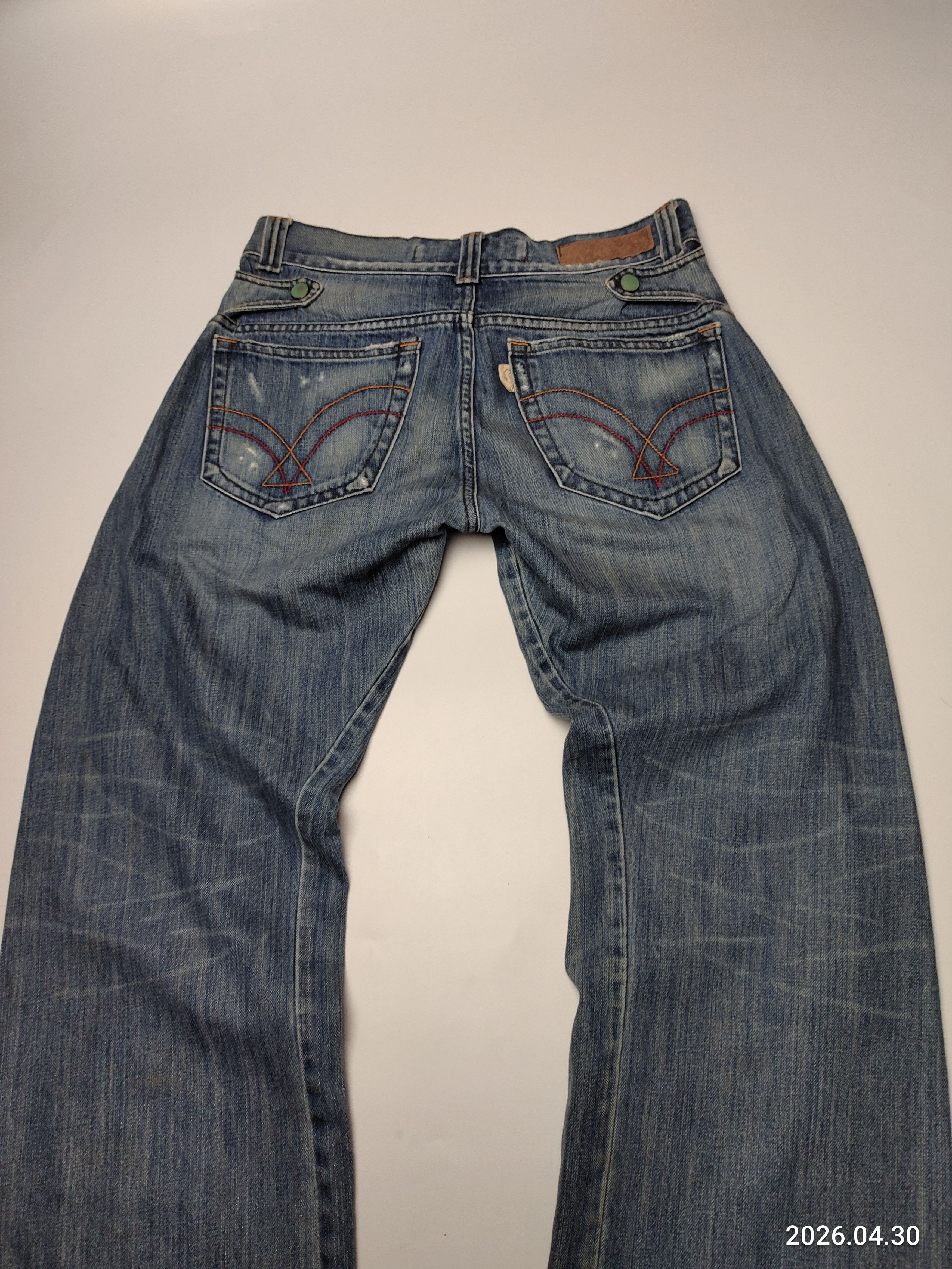 Japanese Brand vtg cotton farm denim Size US 30 / EU 46 - 10 Thumbnail