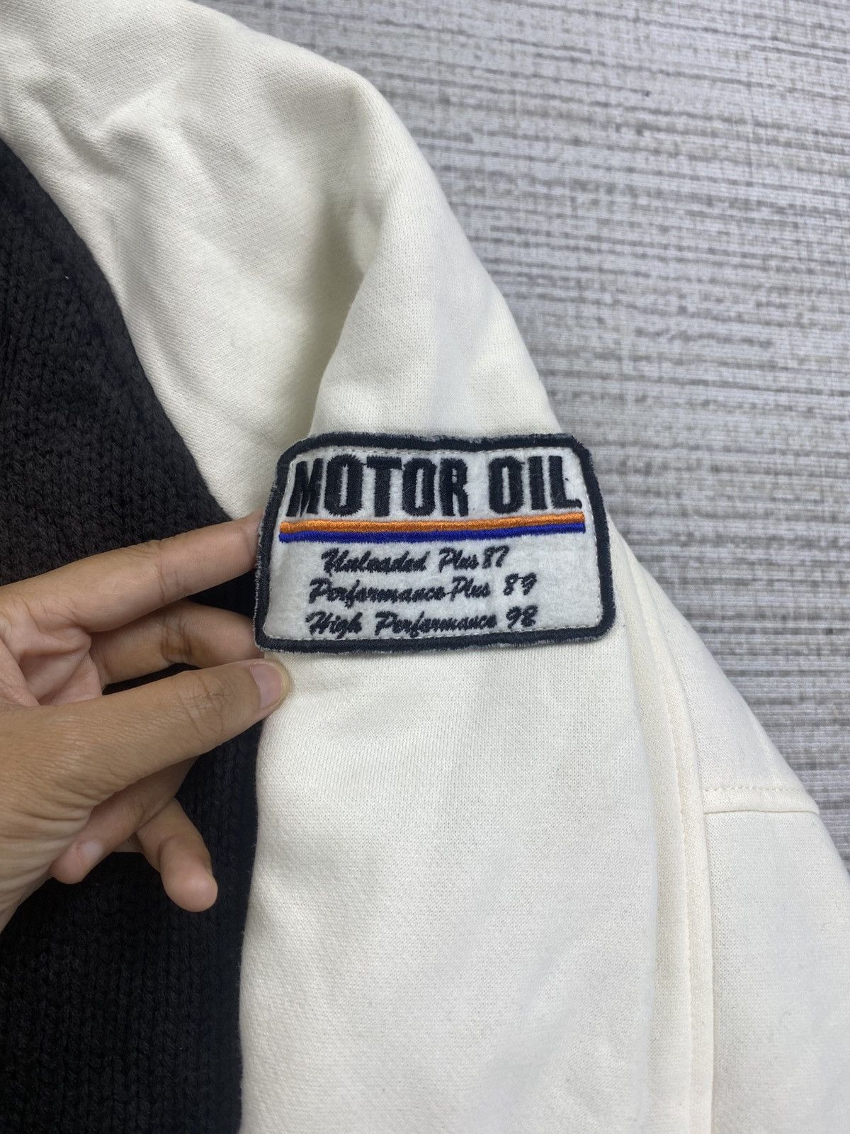 Japanese Brand × Vintage Vintage 76 Lubricants Racing Fuel Embroidery Varsity Jacket Size US L / EU 52-54 / 3 - 7 Thumbnail
