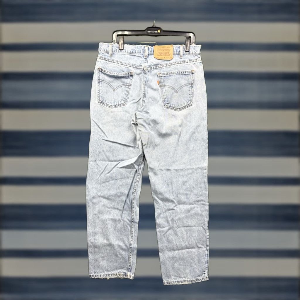 Levi's VINTAGE Levi's 560 Jeans 36x30 Tapered Blue USA Made 90s Mens Size US 36 / EU 52 - 1 Thumbnail
