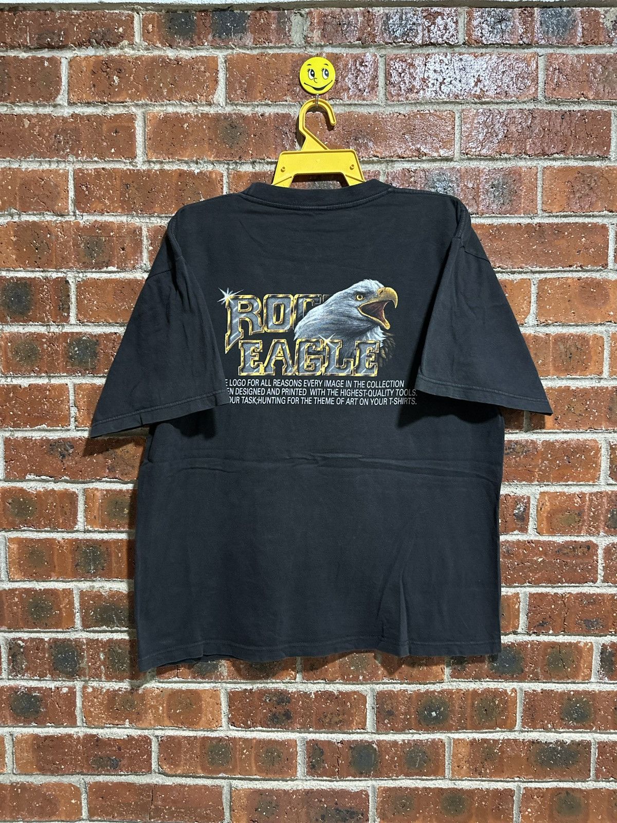 Vintage × West Coast Choppers Vintage Rock Eagle Proud Rider Biker Faded Tee Size US L / EU 52-54 / 3 - 8 Thumbnail