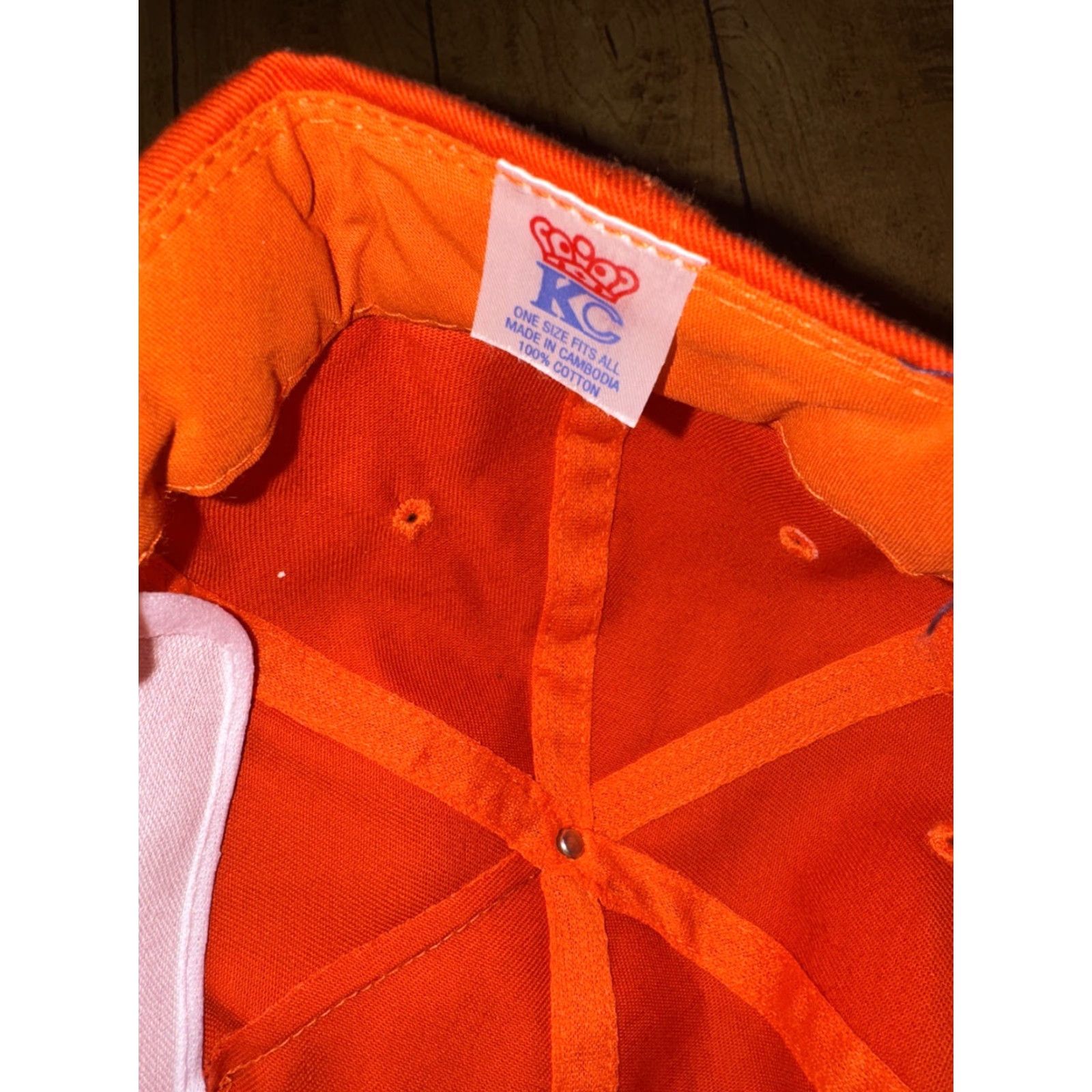 Vintage VINTAGE Race Marshal “Run Through Redlands” Snapback Hat Orange Size ONE SIZE - 3 Thumbnail