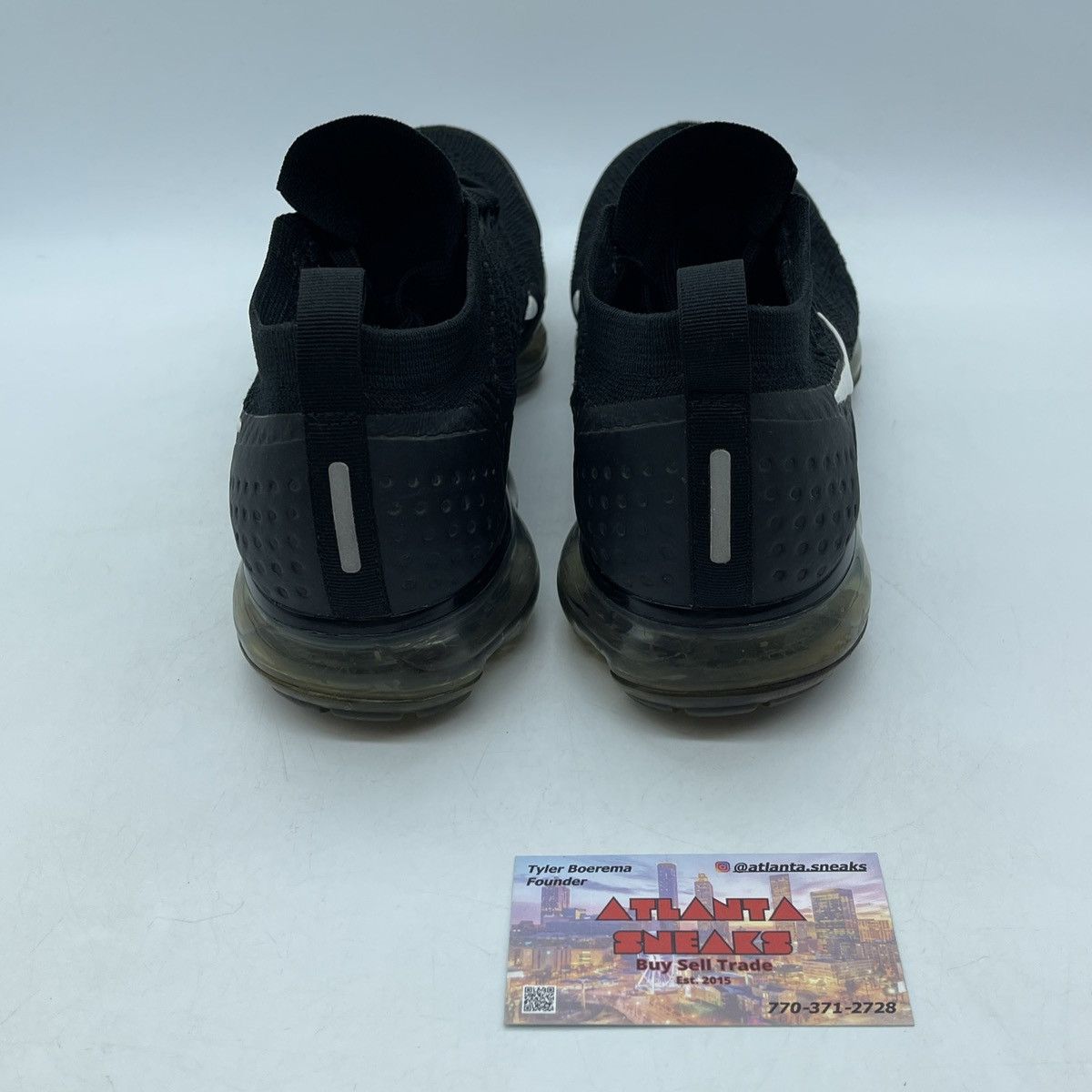 Nike Air vapormax flyknit 2 black Size US 9.5 / EU 42-43 - 3 Thumbnail