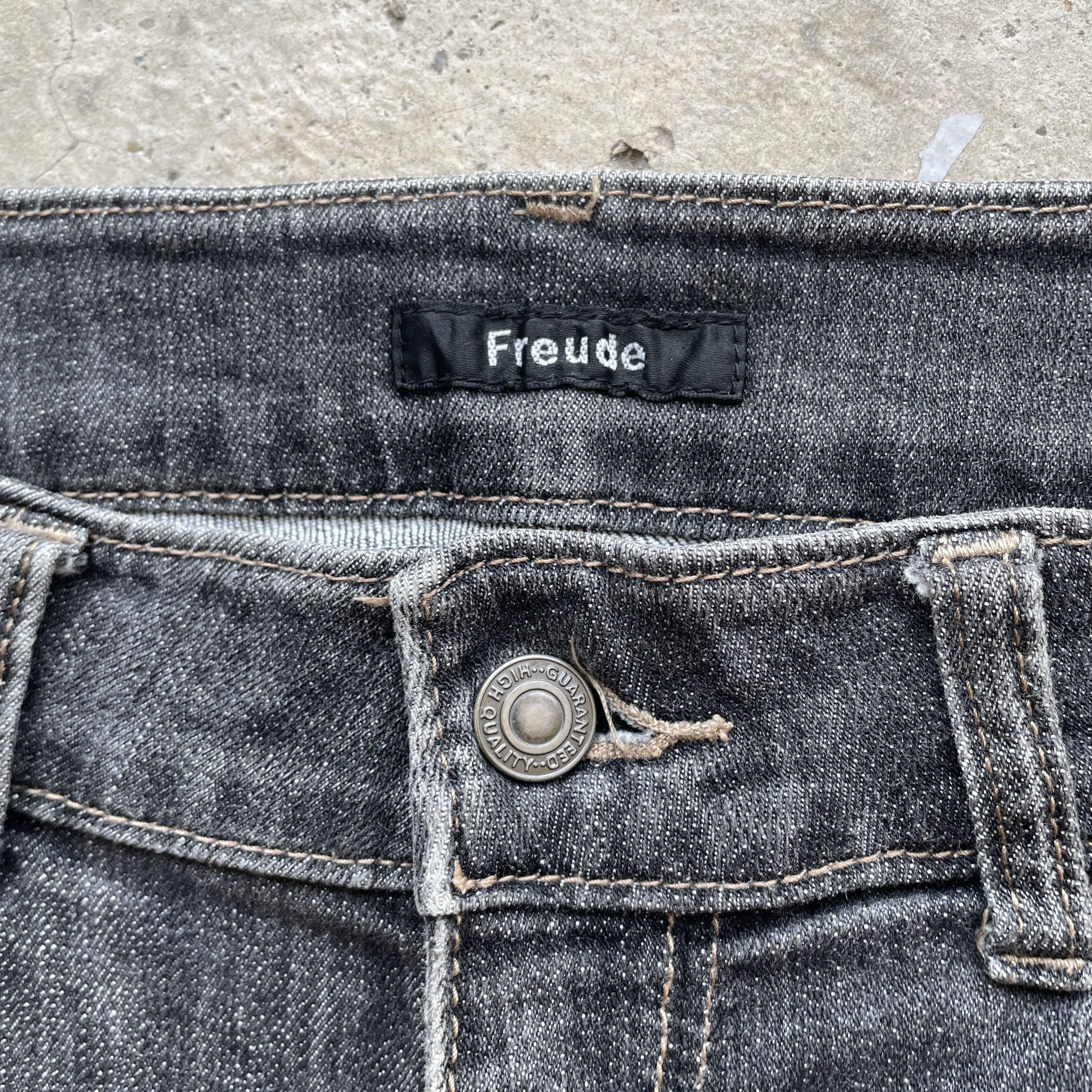 Japanese Brand W31x30 Vintage Japanese Black Denim Faded Jeans Pants Size US 31 - 7 Thumbnail