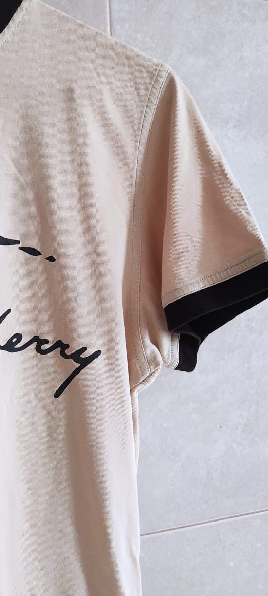 Burberry × Vintage Vintage Thomas Burberry T shir twith Brand Print Slim Fit. Size US M / EU 48-50 / 2 - 8 Thumbnail