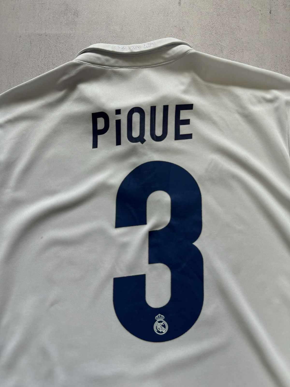 Other HUMOR Vintage Real Madrid Pique Jersey Soccer T Shirt Adidas Size US L / EU 52-54 / 3 - 3 Thumbnail