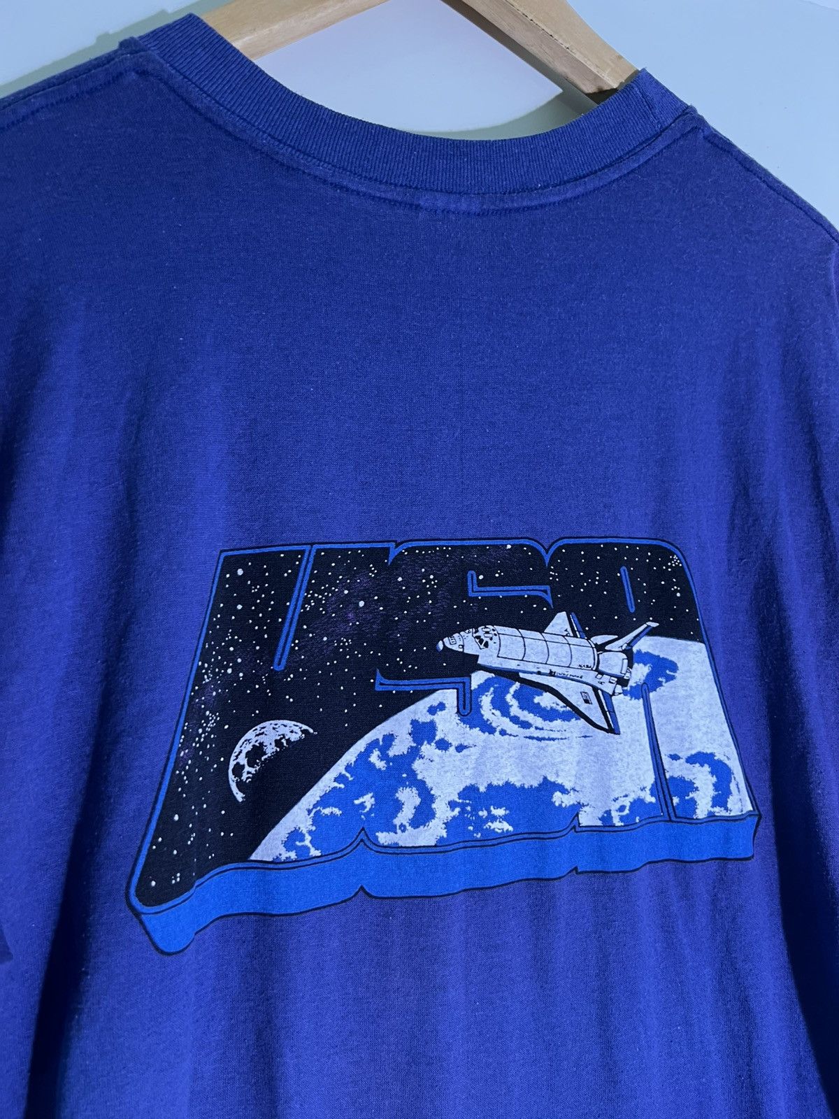 Vintage 70’s 80’s VTG Vintage Kennedy Space Center USA Retro T Shirt Size US XL / EU 56 / 4 - 5 Thumbnail