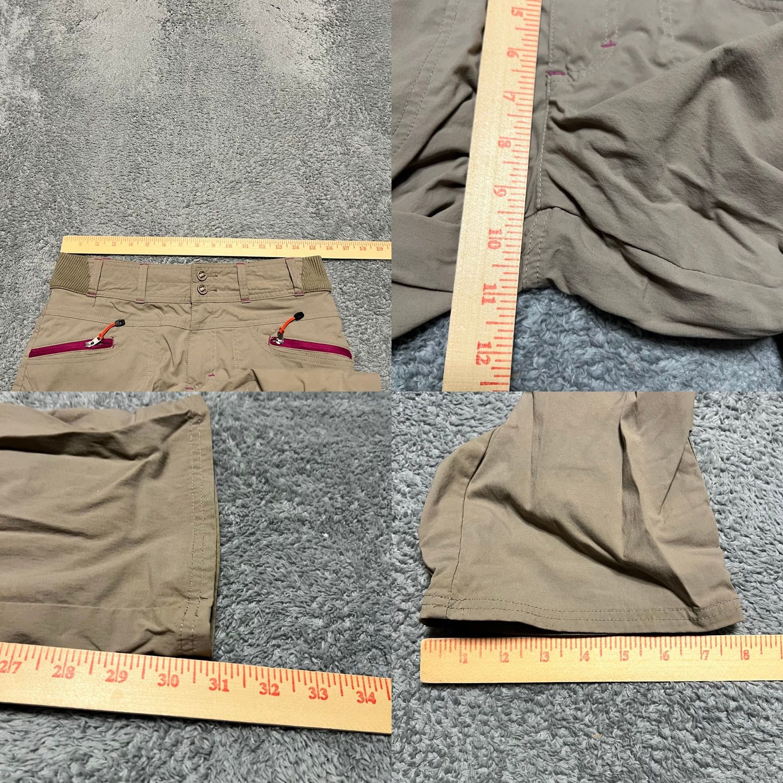 Vintage Cabelas Pants Womens 4 (30x30.5) XPG Performance Nylon Hiking Tan Size 27" / US 4 / IT 40 - 8 Thumbnail