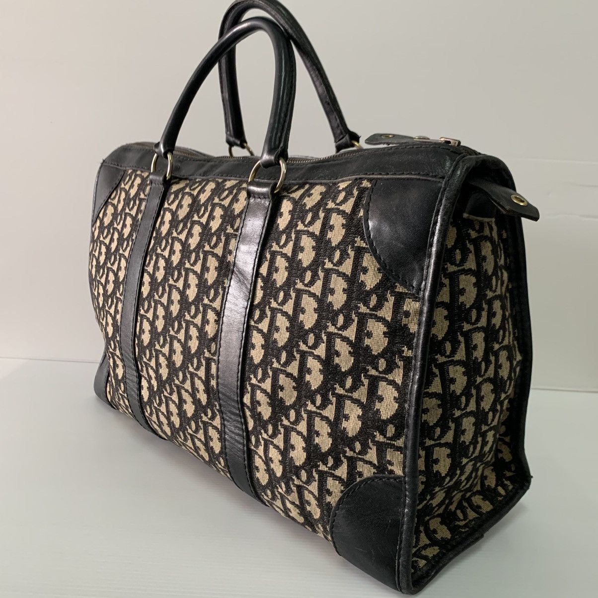 Christian Dior Vintage Monogram Boston Bag