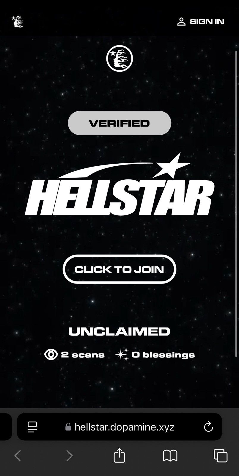 HELLSTAR Hellstar Blue Sports Crewneck Size US XL / EU 56 / 4 - 13 Thumbnail