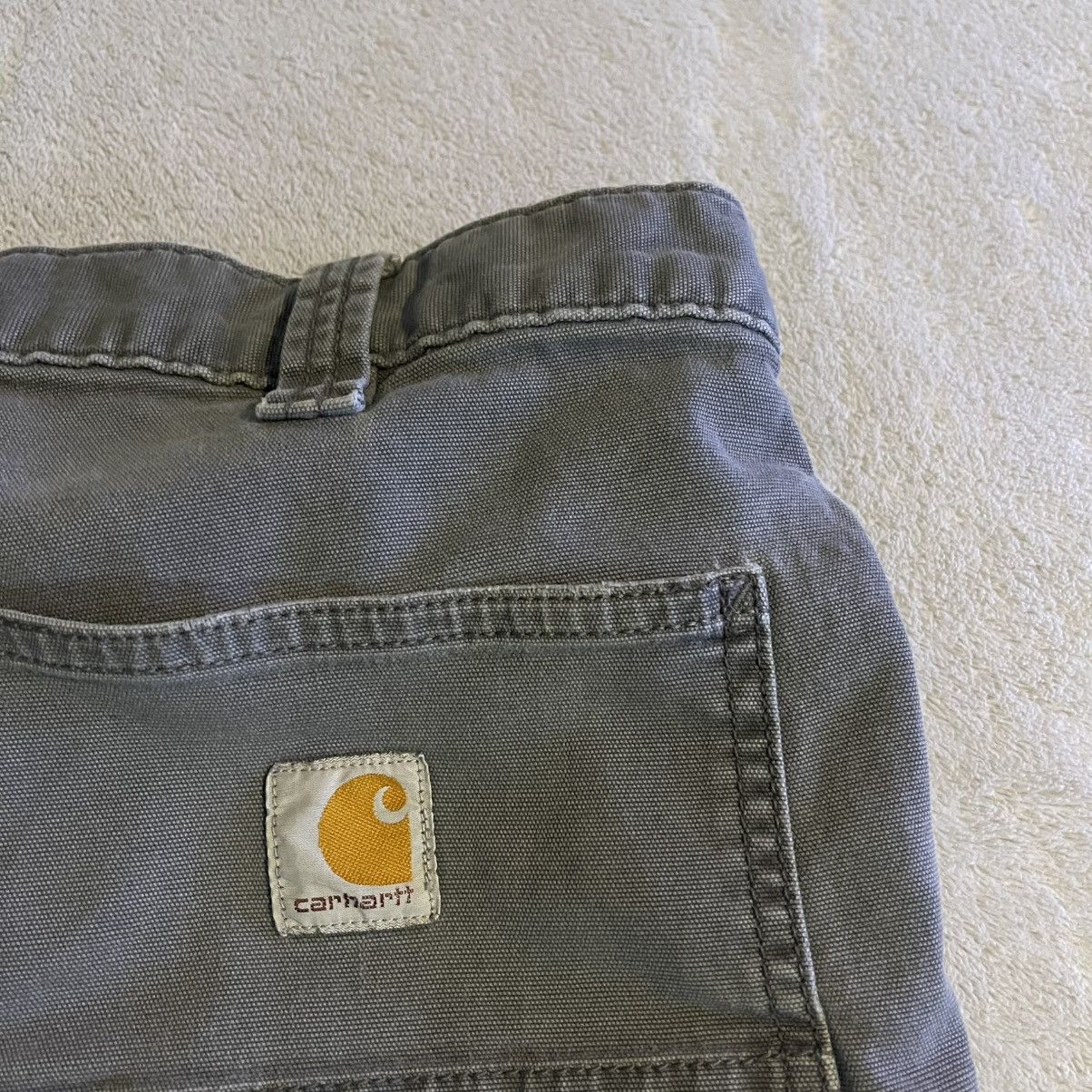 Carhartt Vintage Y2K Carhartt Pants Rugged Flex Work Gray Mens 32x32 Size US 31 - 6 Thumbnail