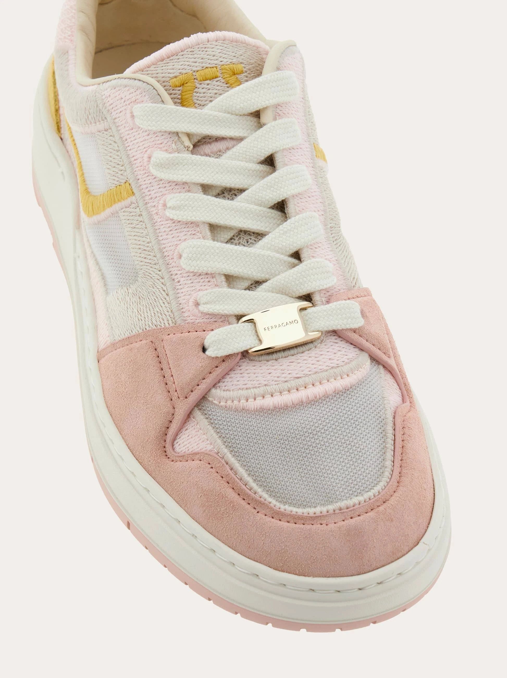 Salvatore Ferragamo o1s1rm0824 Destiny Low-Top Sneakers in Multicolor Size US 7.5 / IT 37.5 - 2 Thumbnail
