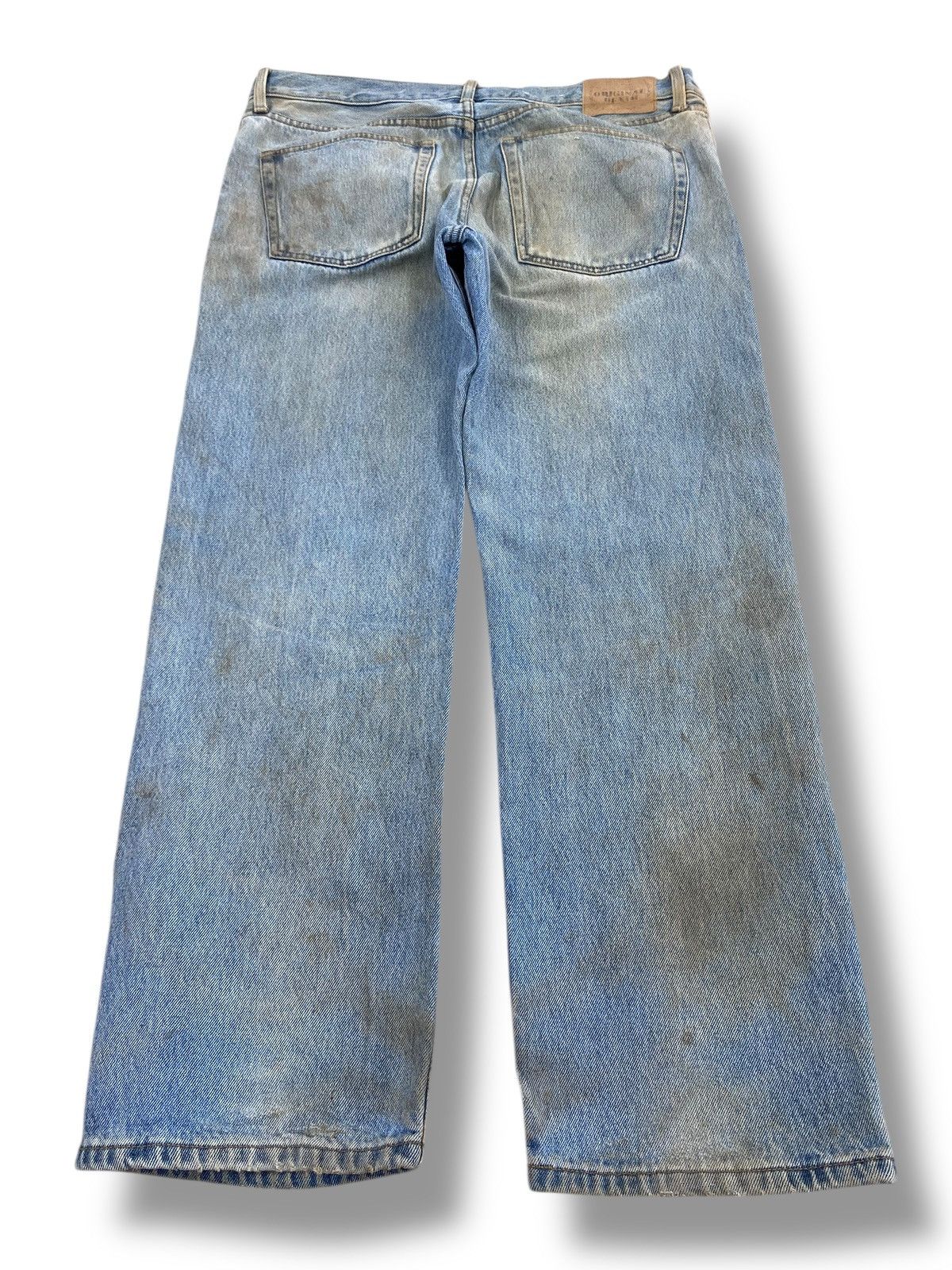 Japanese Brand Japanese Brand Dirty Mud Wash Style Loose Jeans Size US 34 / EU 50 - 3 Thumbnail