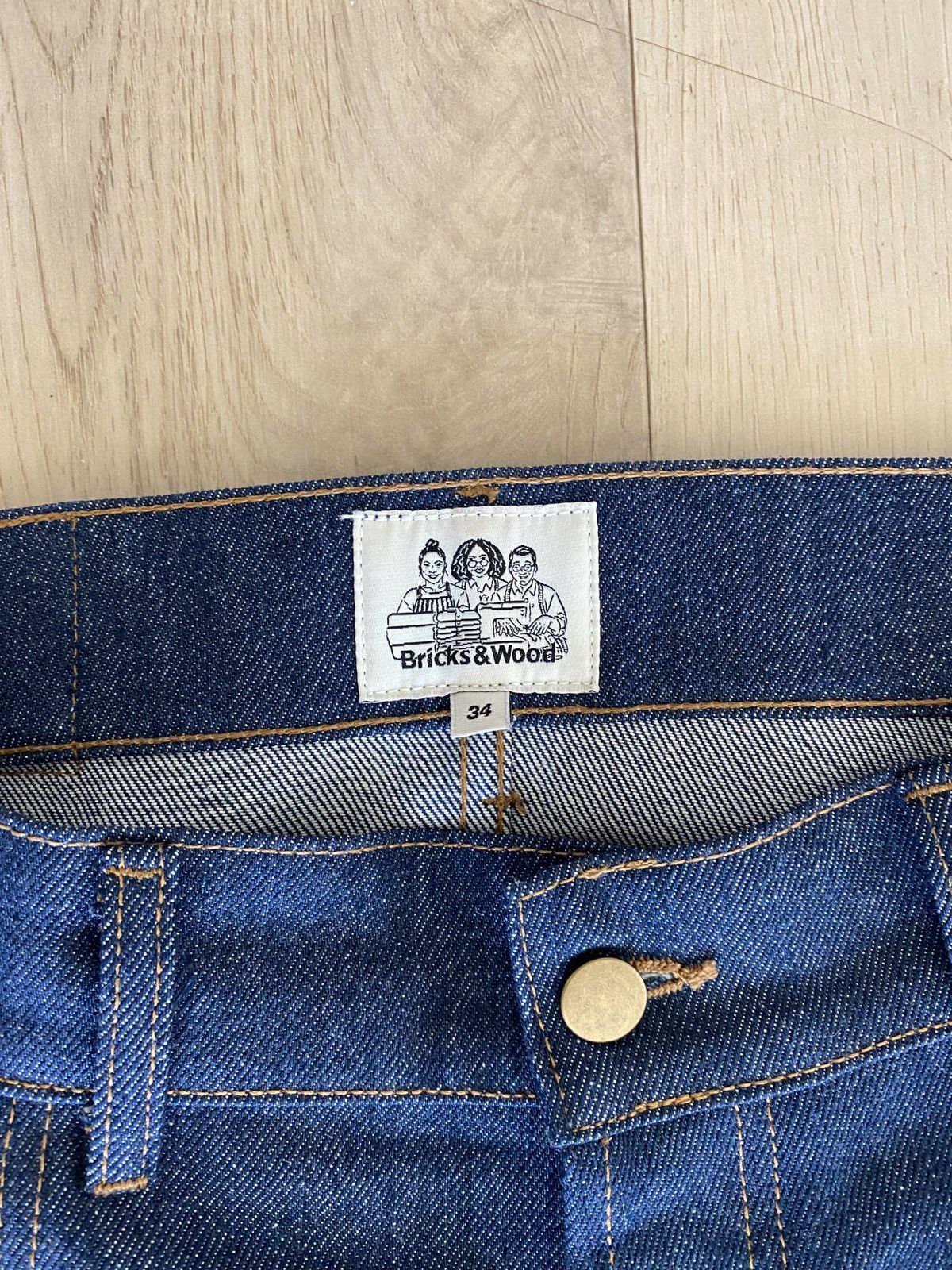 Bricks & Wood Bricks & Wood - Extra Denim Shorts - Indigo Size US 34 / EU 50 - 2 Thumbnail